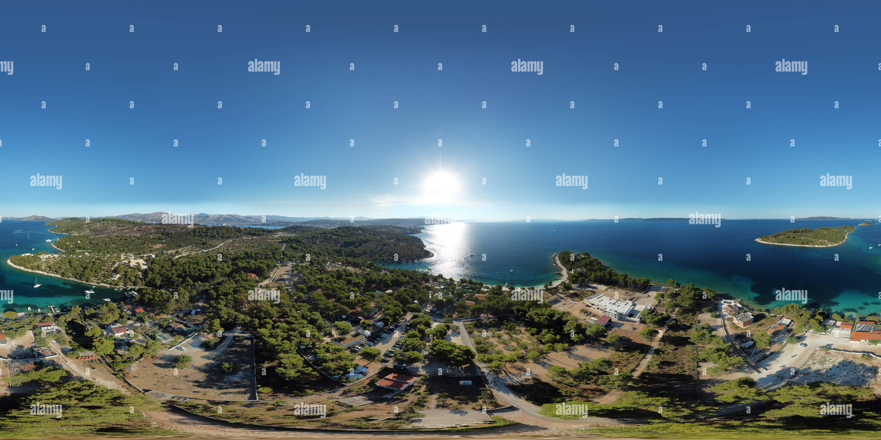 360° view of Labadusa and Duga Beach - Alamy