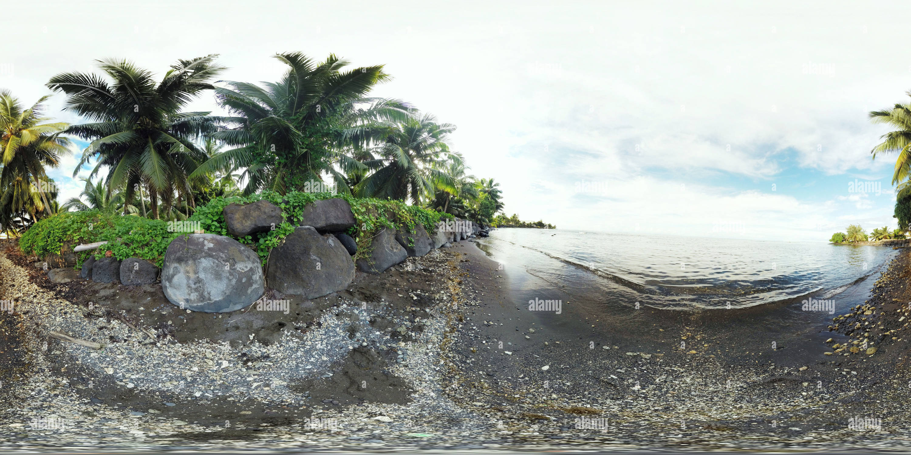 360 degree panoramic view of Bord de mer Tahiti