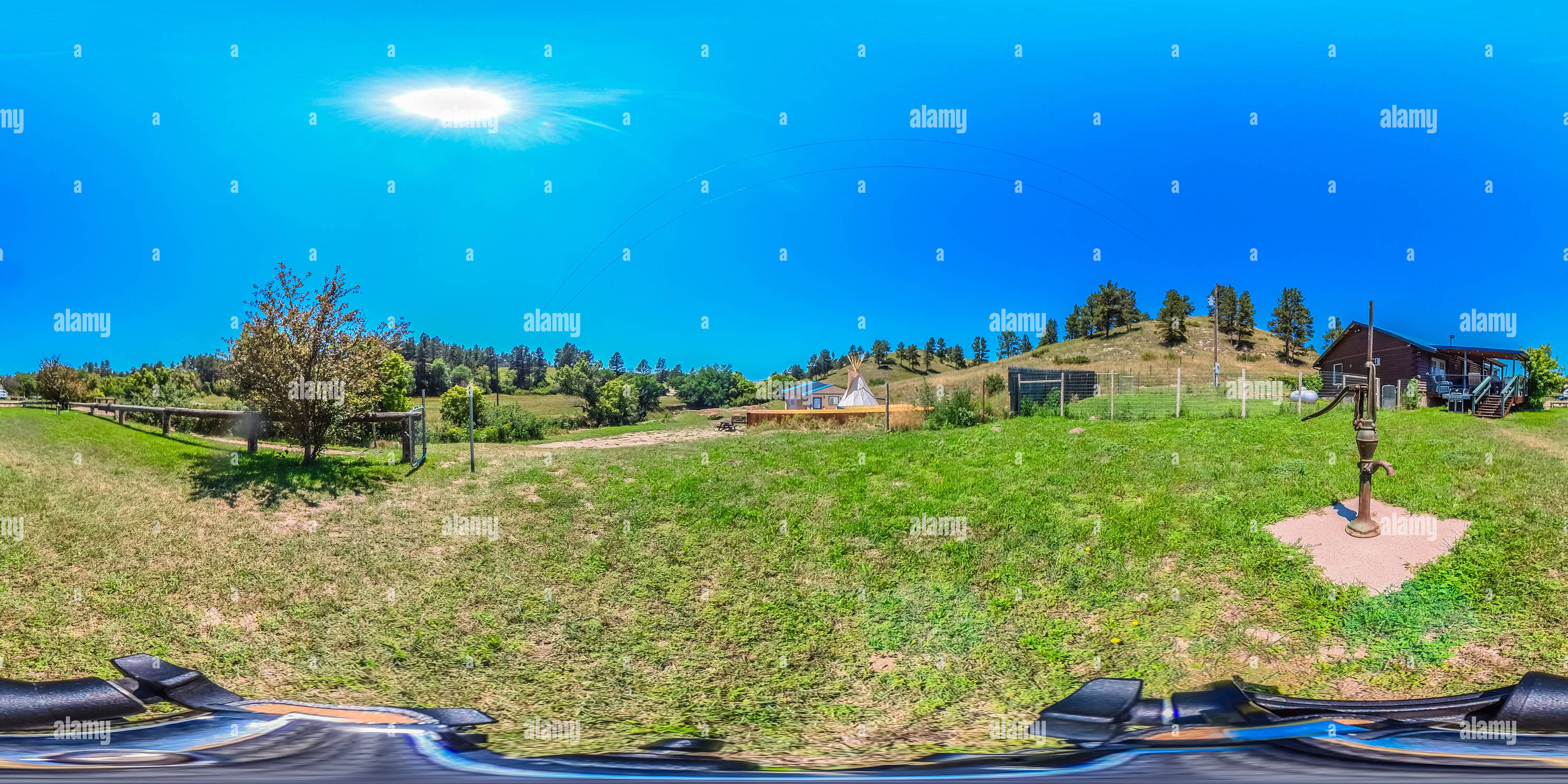 360° view of Main building at Oceti Wakan, Pine Ridge Reservation