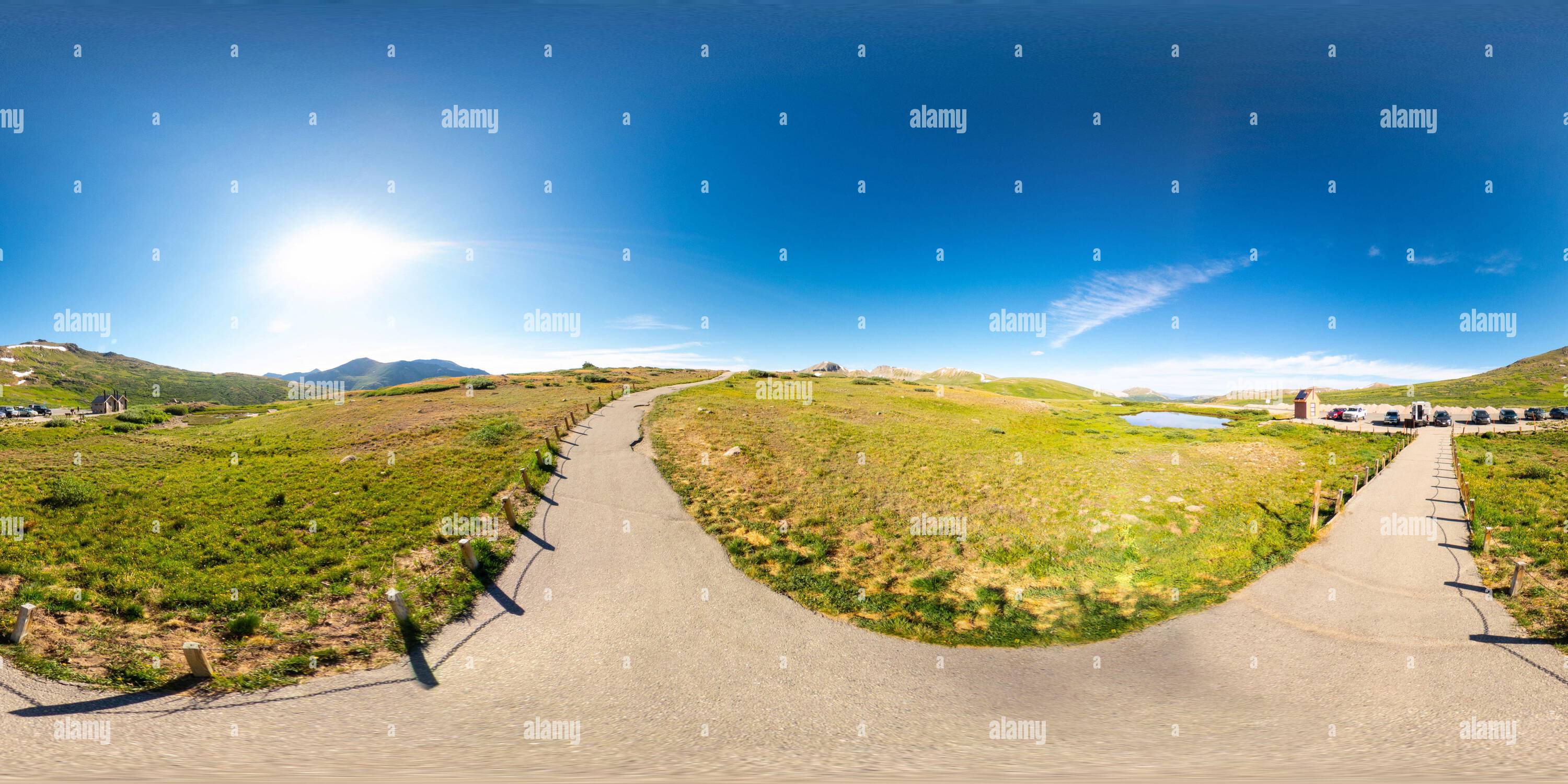 360° view of 360 equirectangular photo Independence Pass Continental ...