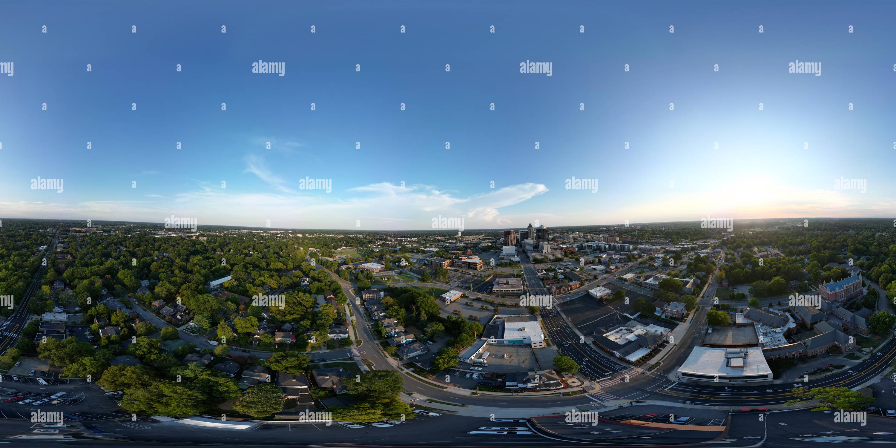 360° view of Above Fishers in Fisher Park Greensboro, NC - Alamy