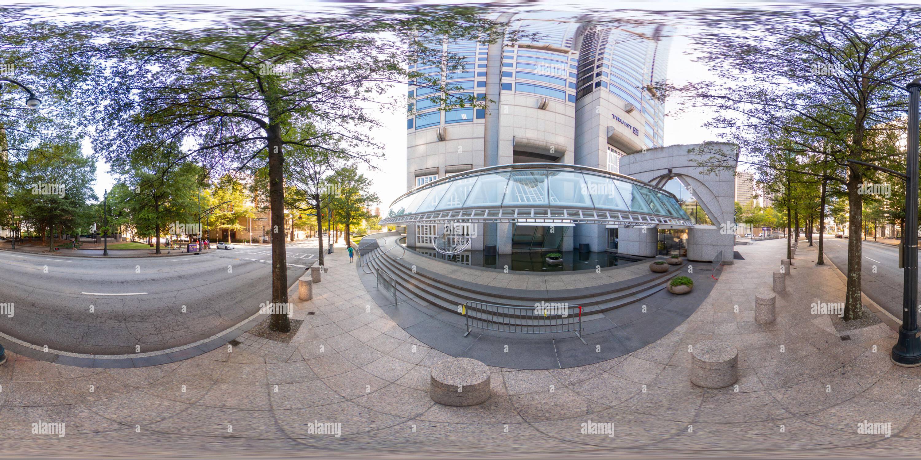 360° view of Atlanta, GA, USA - September 8, 2023: Truist Bank Tower ...