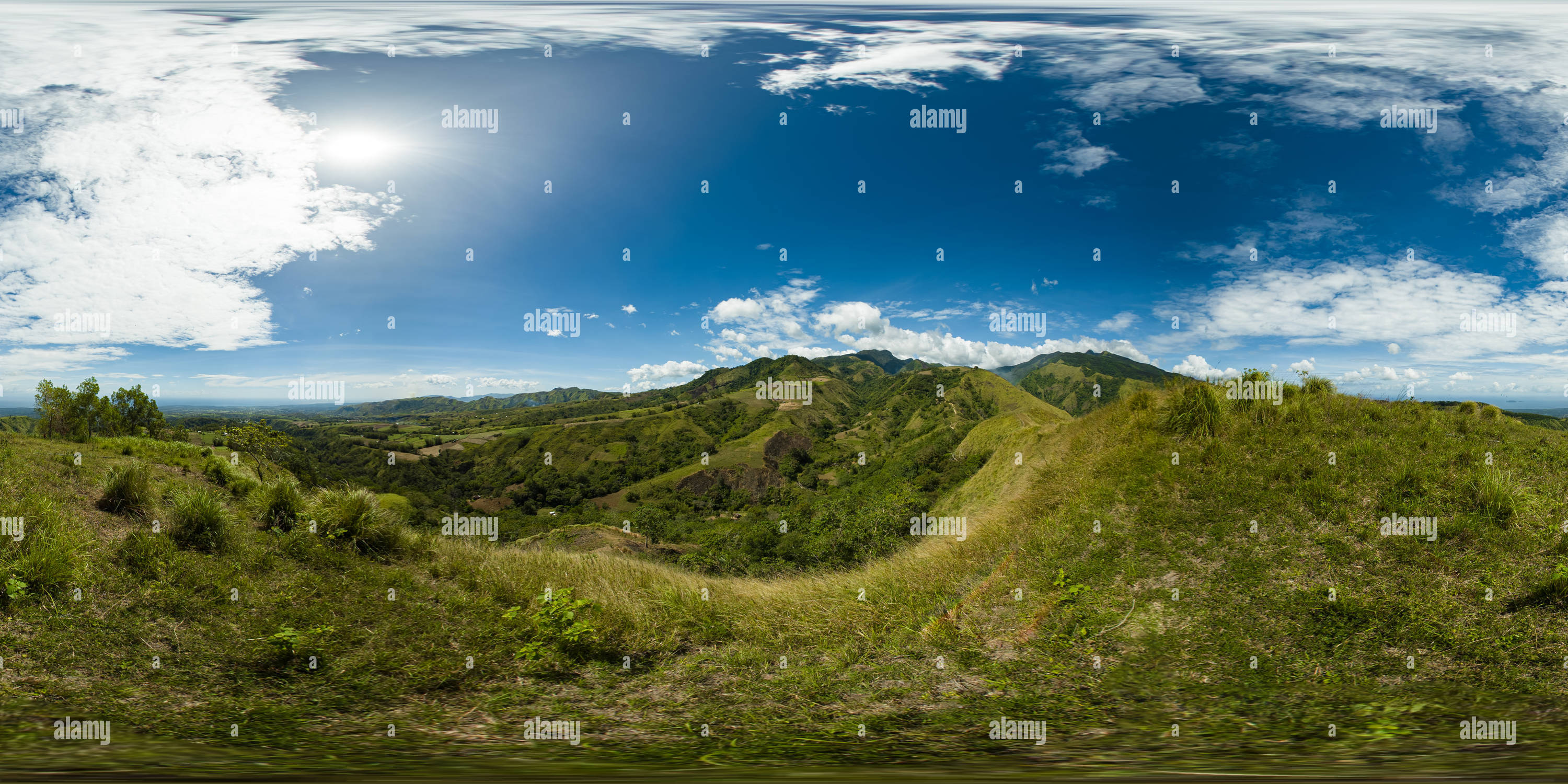 360° view of Najandig Peak in Negros Oriental - Alamy