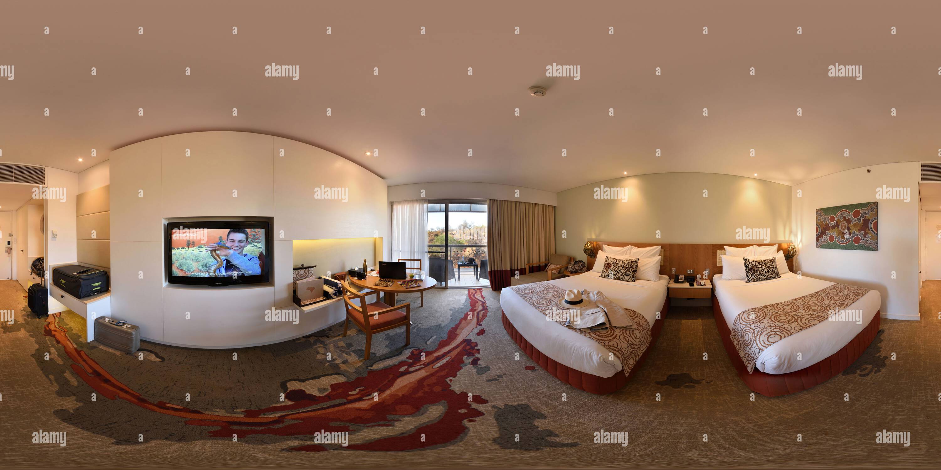 360° View Of 360° Panorama Hotel Room Interior, Ayres Rock Resort ...