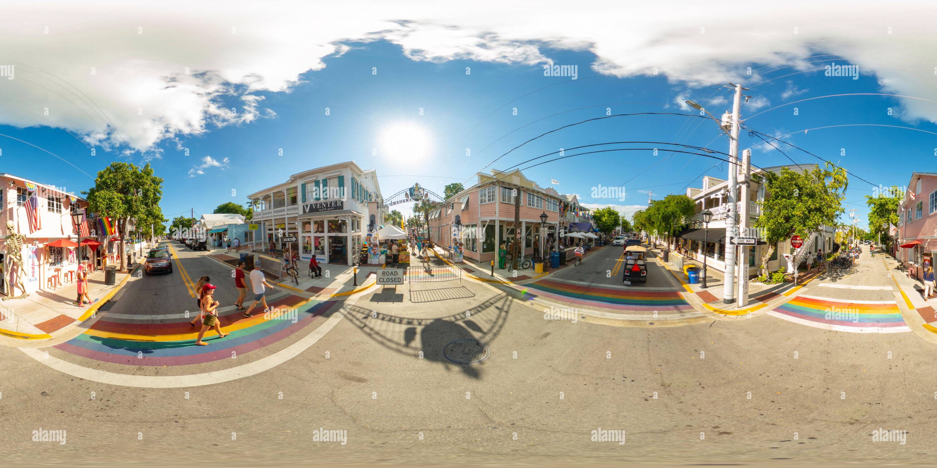 360° view of Key West, FL, USA October 21, 2023 Alamy