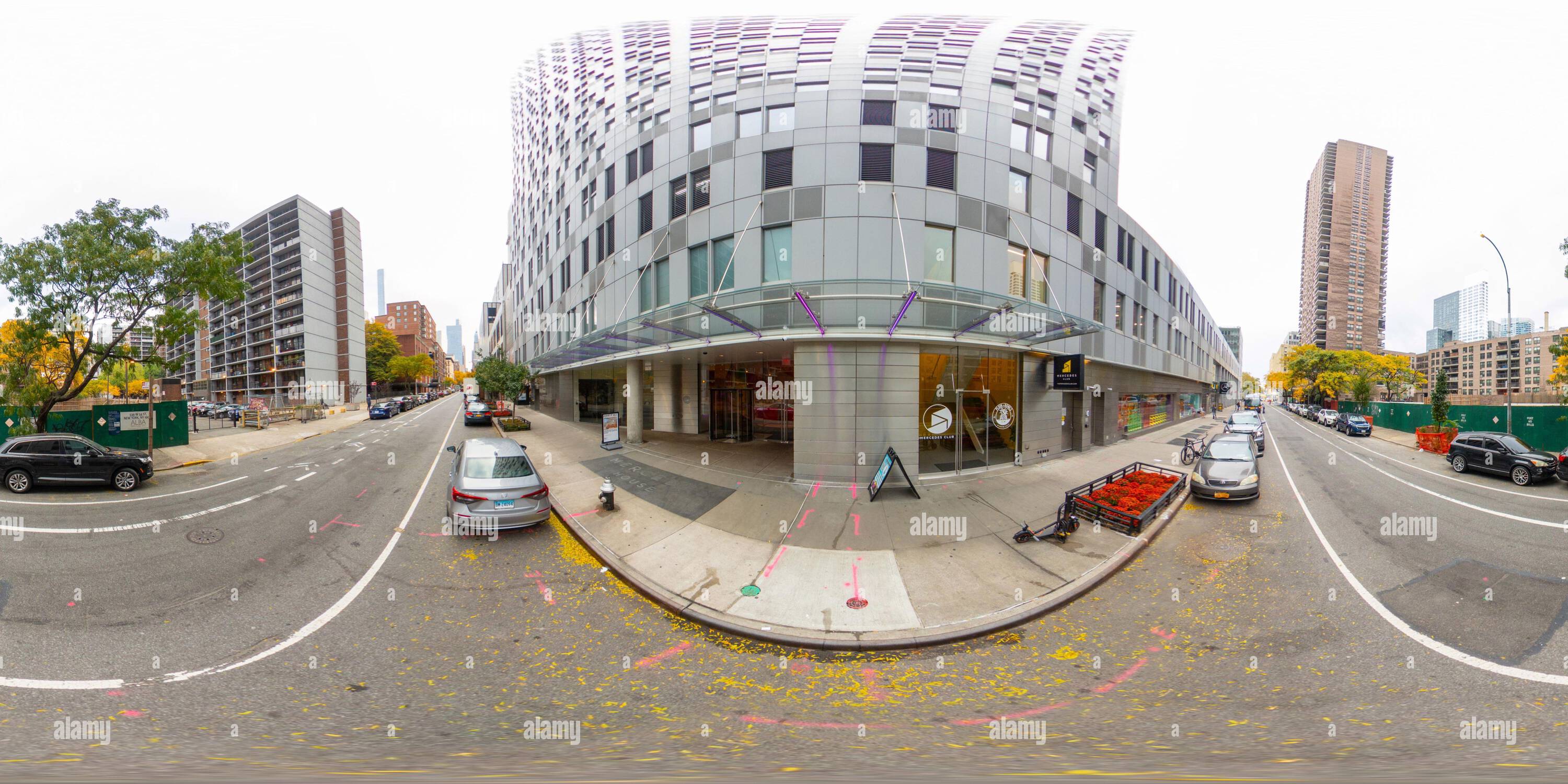 360° view of New York, NY, USA - October 27, 2023: Mercedes Club NYC ...