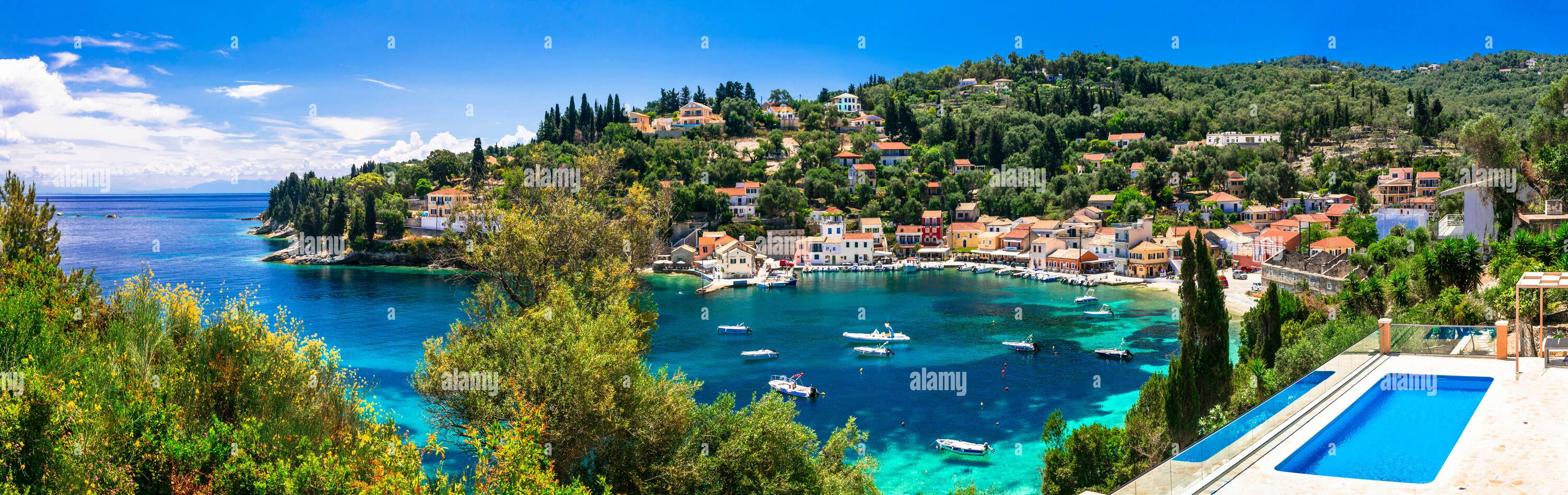 360 View Of Beautiful Ionian Islands Of Greece Authentic Tranquil 360-view-of-beautiful-ionian-islands-of-greece-authentic-tranquil