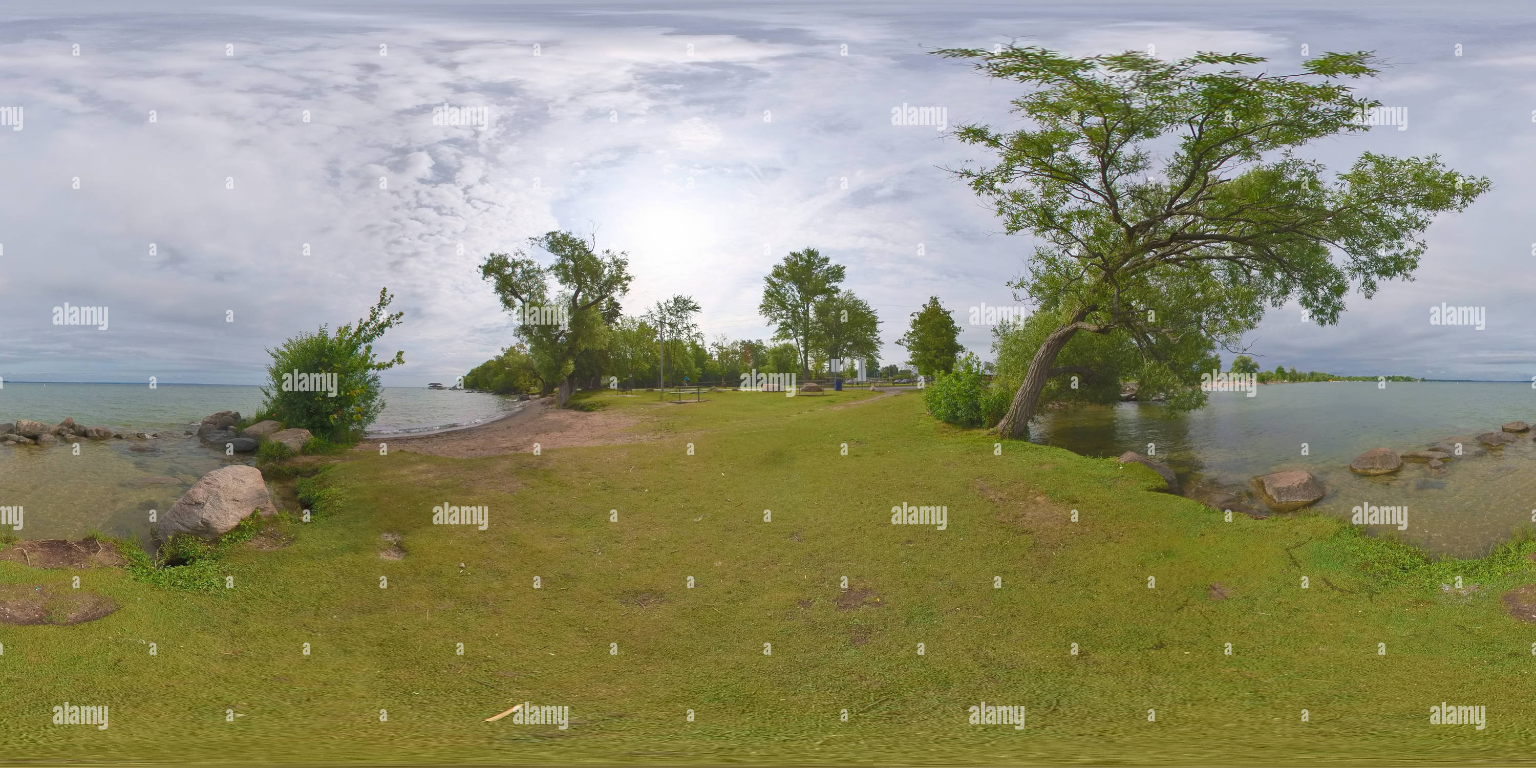 360° view of Willow Beach Alamy