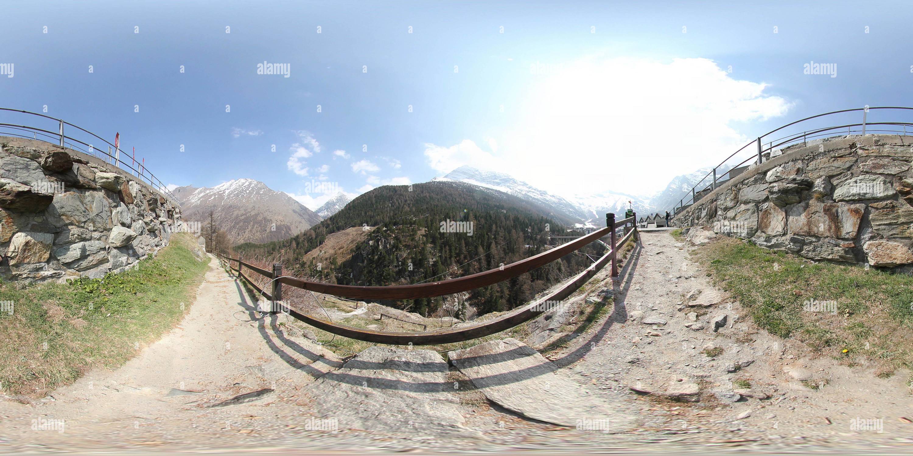 360° view of Gorge Alpine along Kapellenweg - Alamy