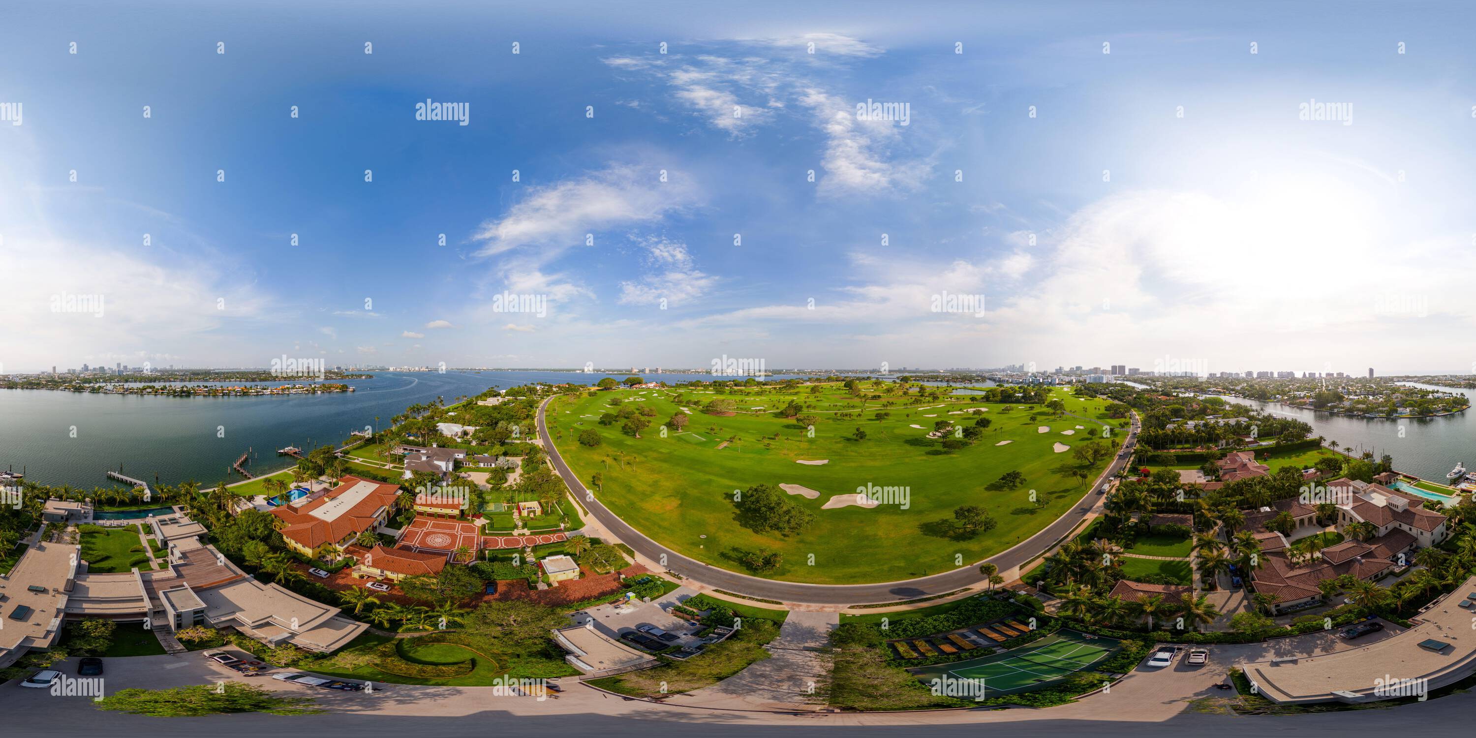 360° view of Miami Beach, FL, USA - May 17, 2024: Miami Beach FL ...