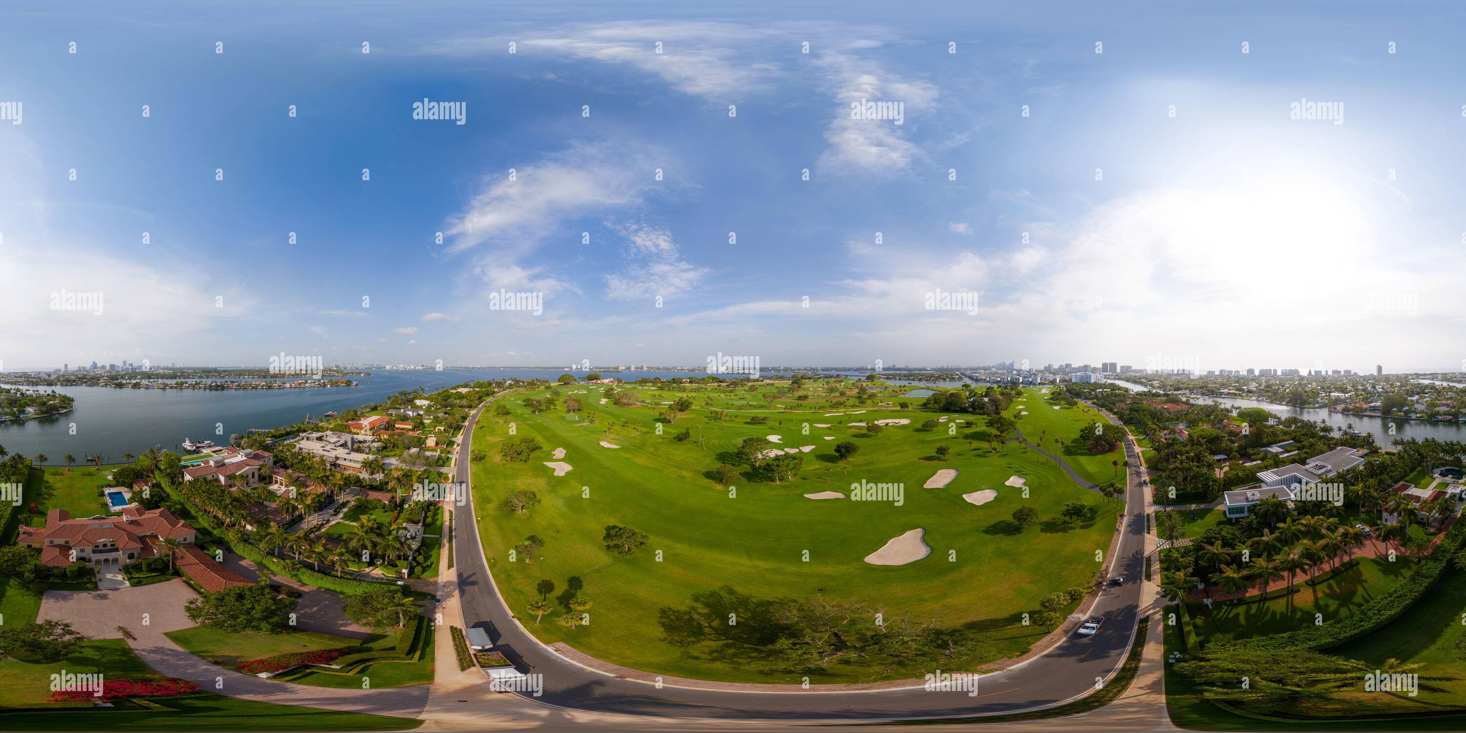 360° view of Miami Beach, FL, USA - May 17, 2024: Miami Beach FL ...