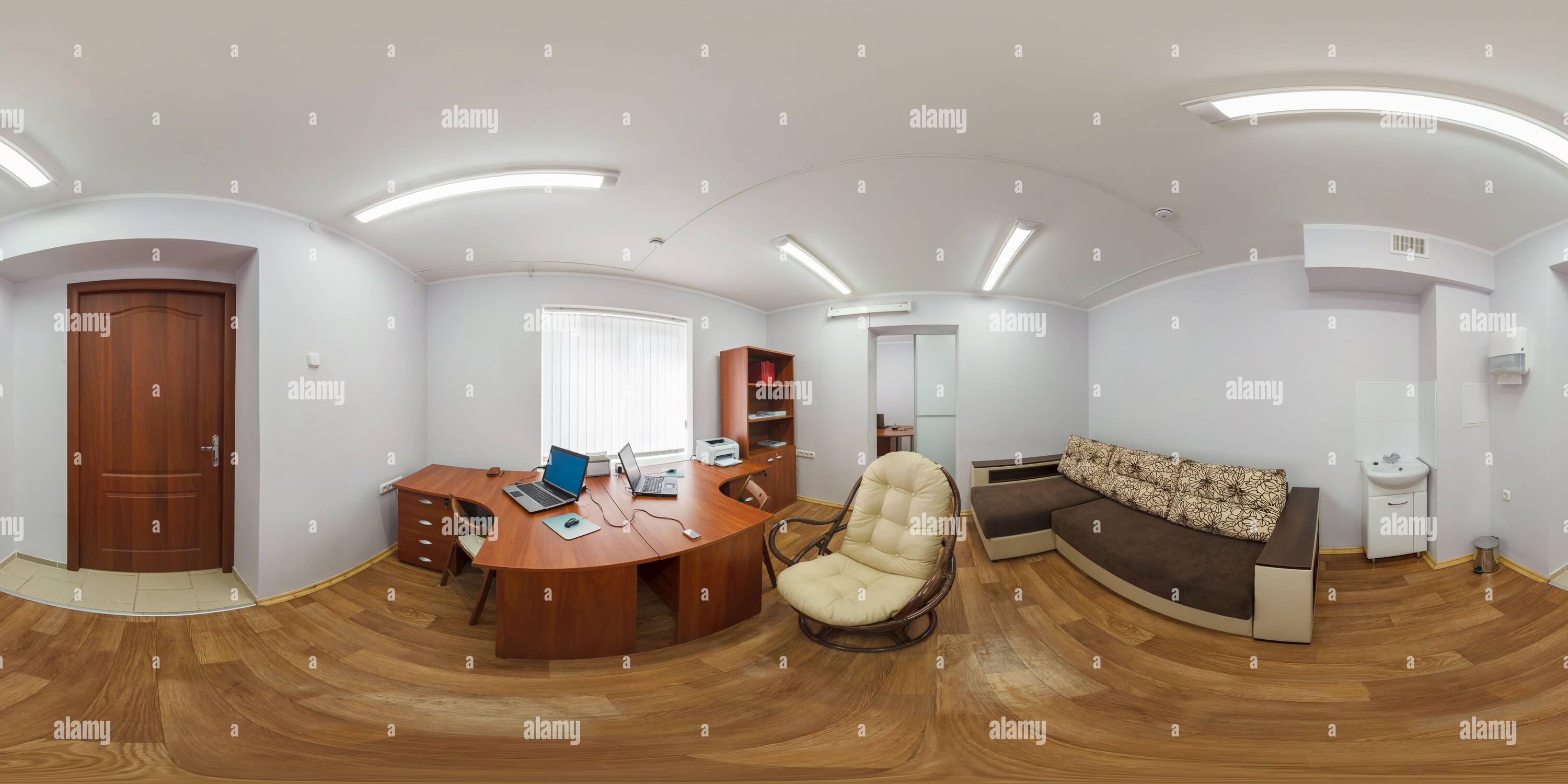 360° view of full seamless spherical hdri panorama 360 in interior work ...