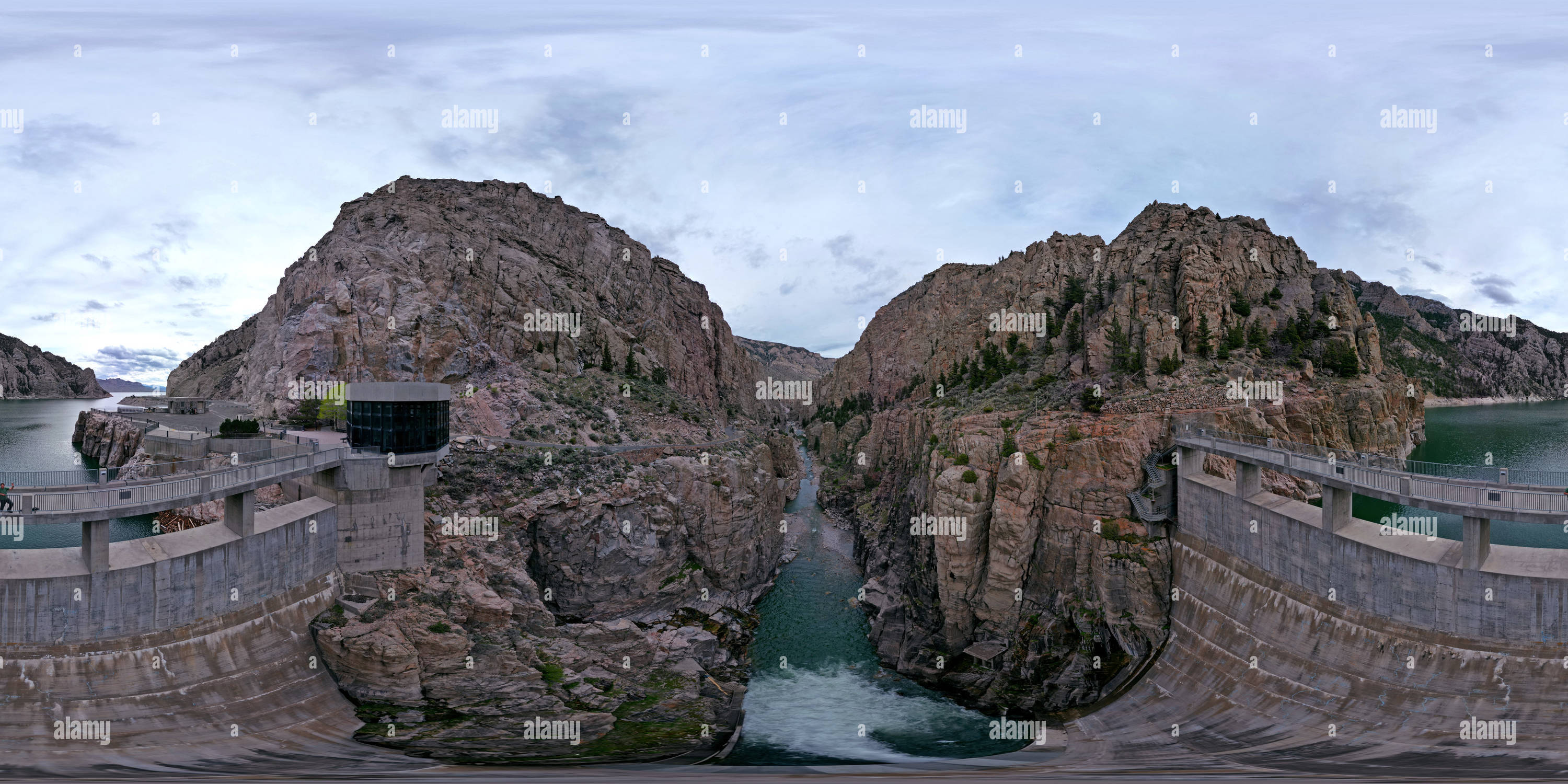 360° view of Buffalo Bill Dam - Alamy