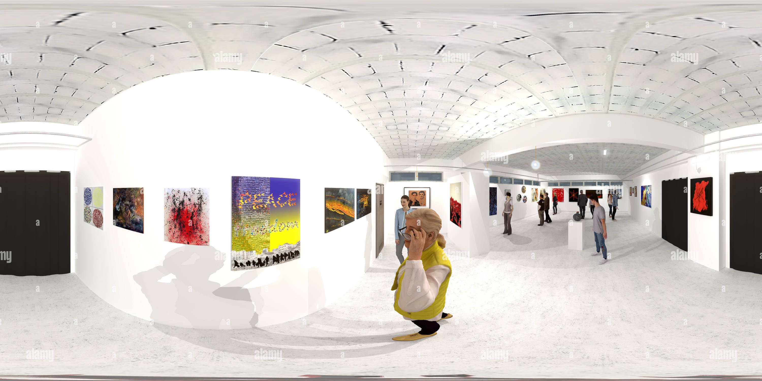 360° view of CAM Museum of Contemporary Art of Casoria 3 Alamy