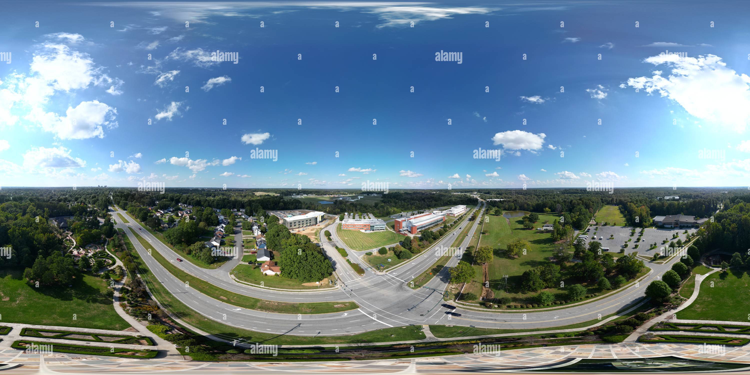 360° view of Above Gate City Park in Greensboro, NC - Alamy