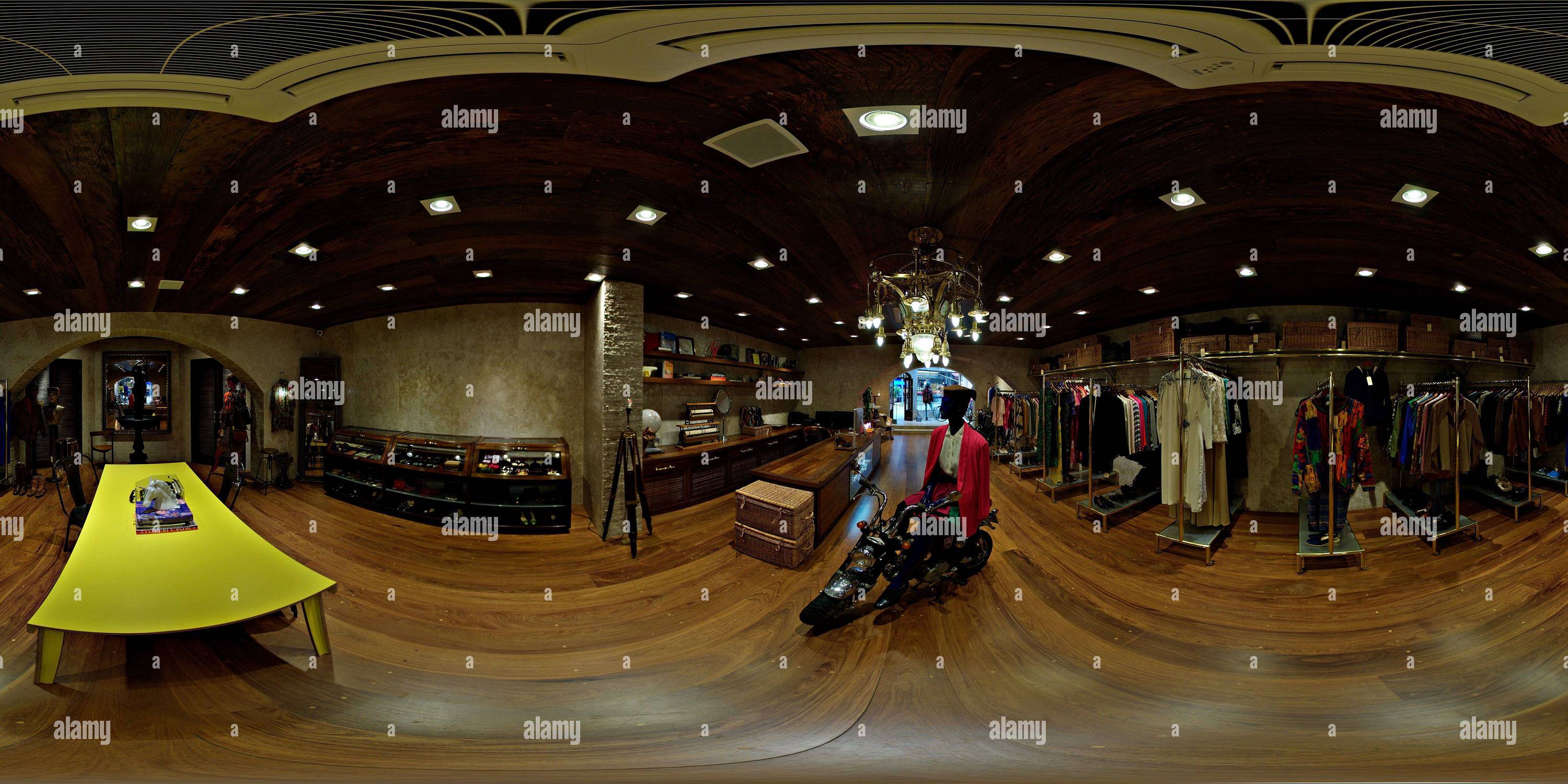 360 degree panoramic view of Vintage clothing store - Sao Paulo - SP - Brazil