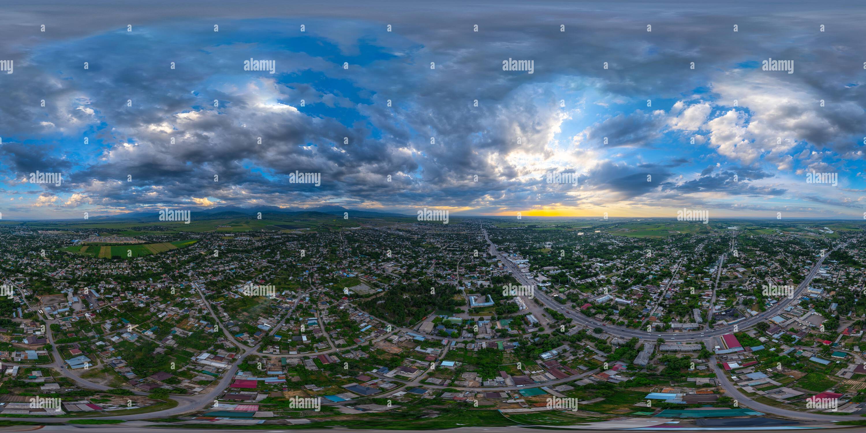 Aerial full hdri 360 hi-res stock photography and images - Alamy