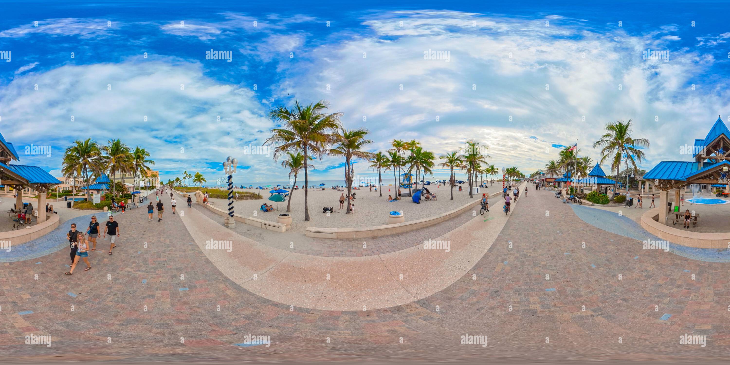 360 View Of Hollywood FL USA January 4 2026 360 Equirectangular 360 View Of Hollywood FL USA January 4 2026 360 Equirectangular