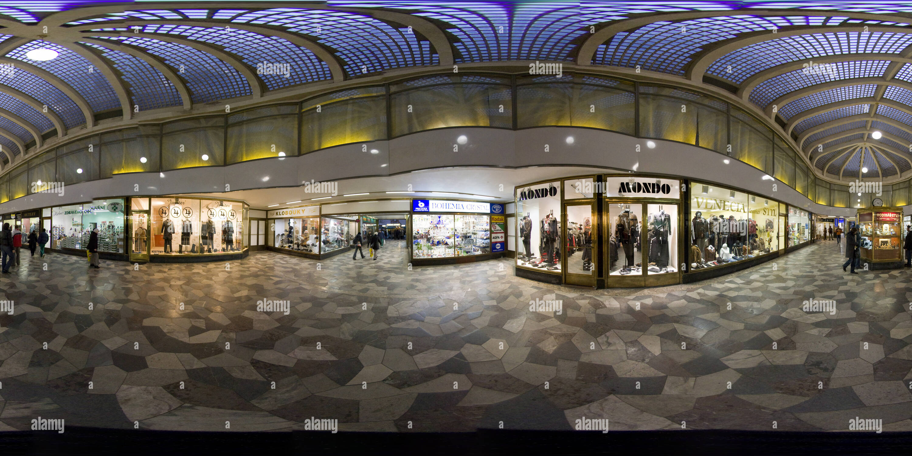 360° view of Shopping Passage by Wenceslas Square - Alamy