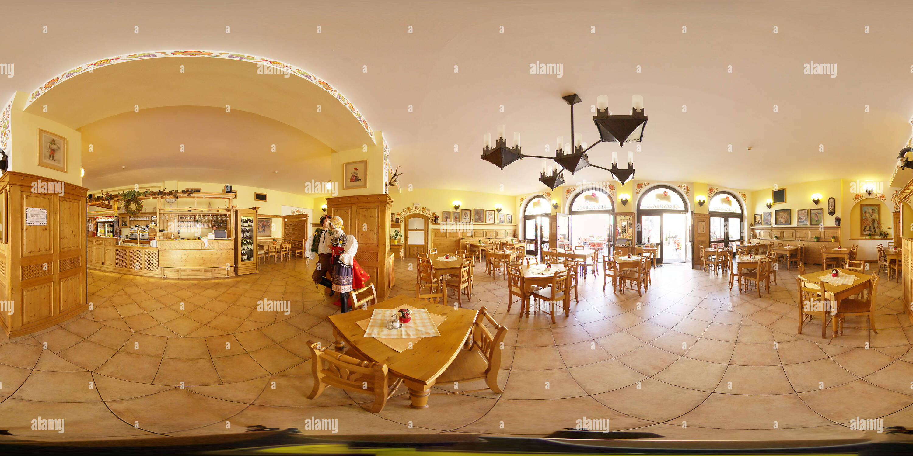 360° view of Hotel Old Inn - Alamy