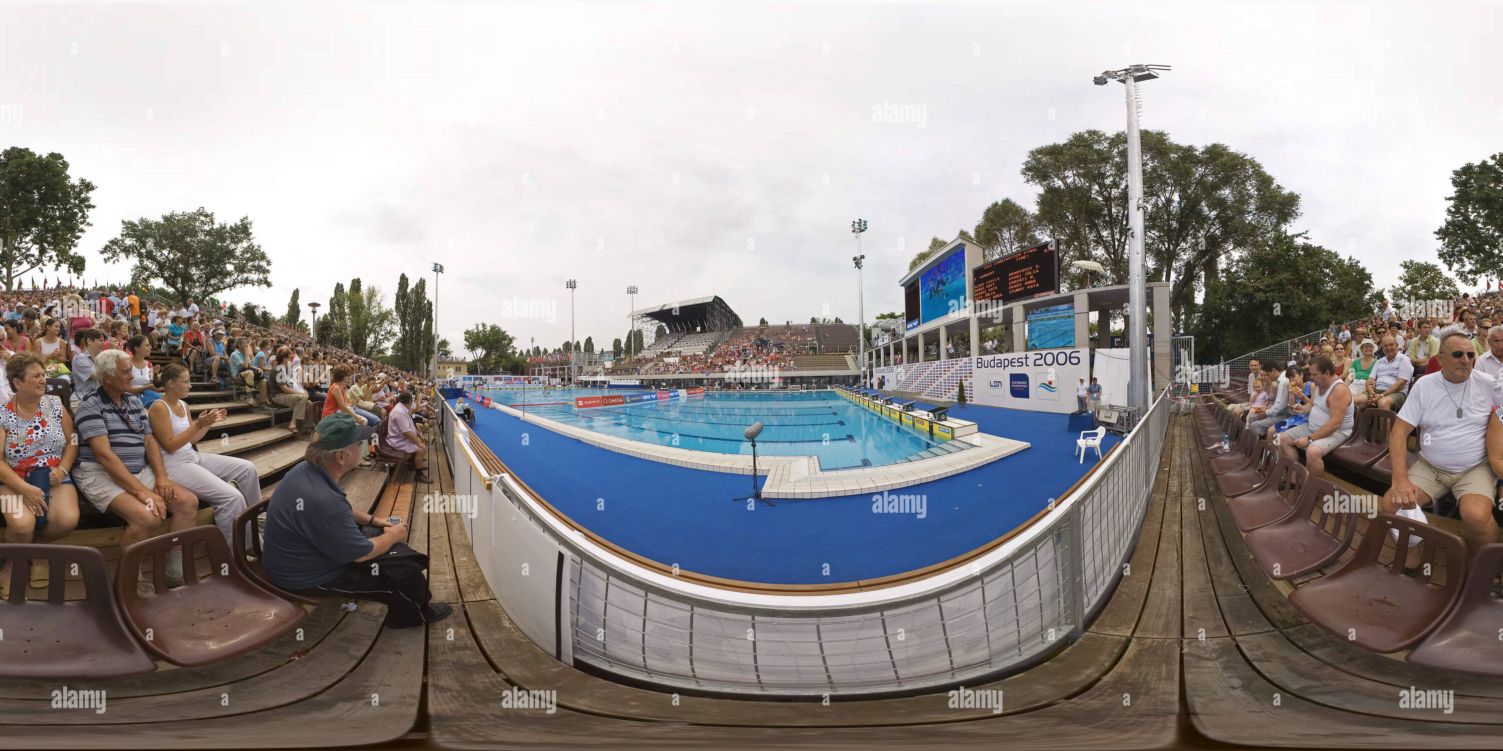 360?? view of Alfred Hajos Sports Pool Alamy