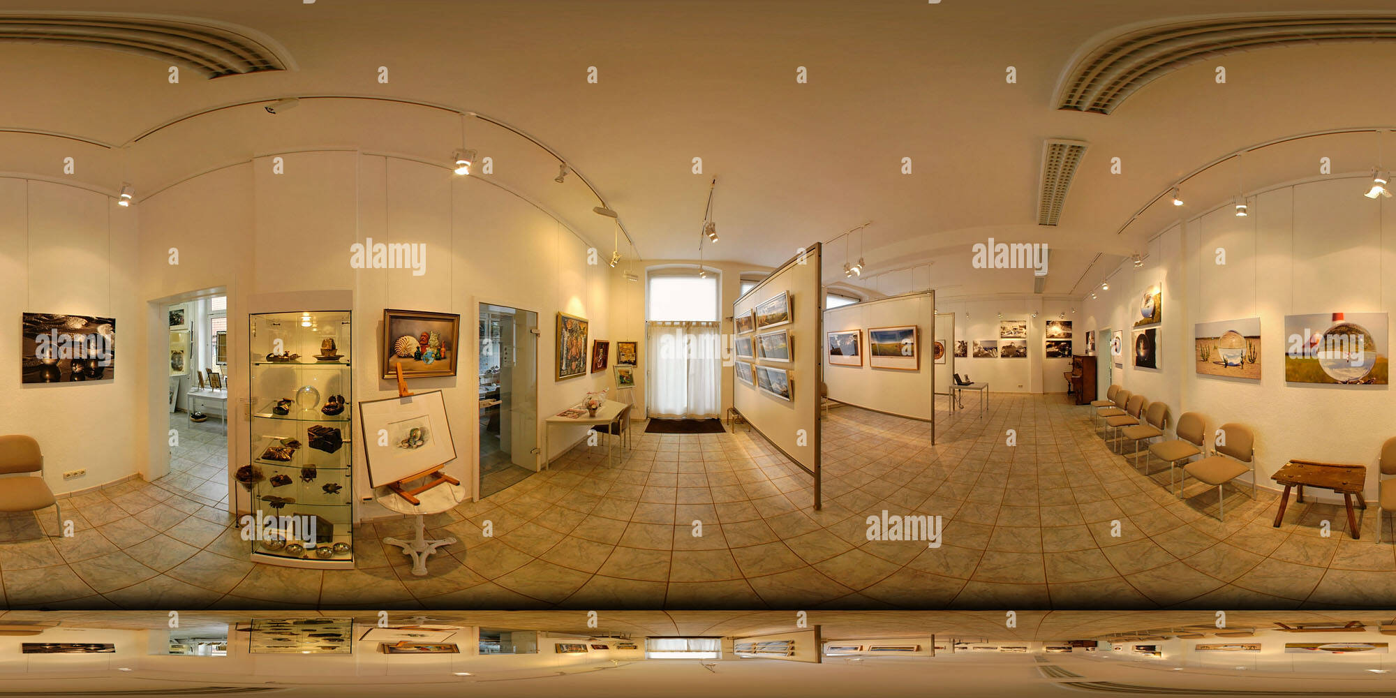360 degree panoramic view of Galerie Rusch Sphären 6