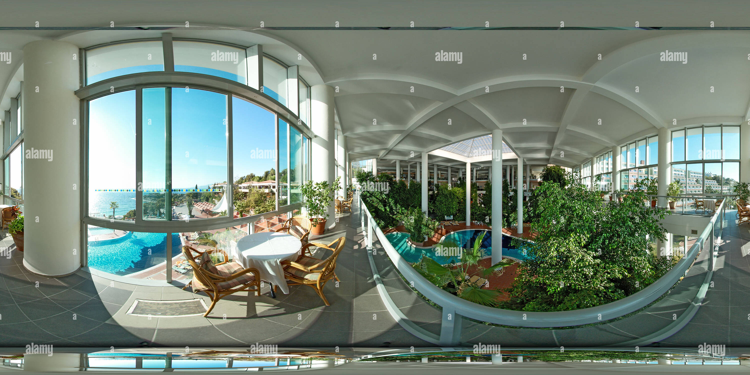 360 degree panoramic view of Palm Beach Resort