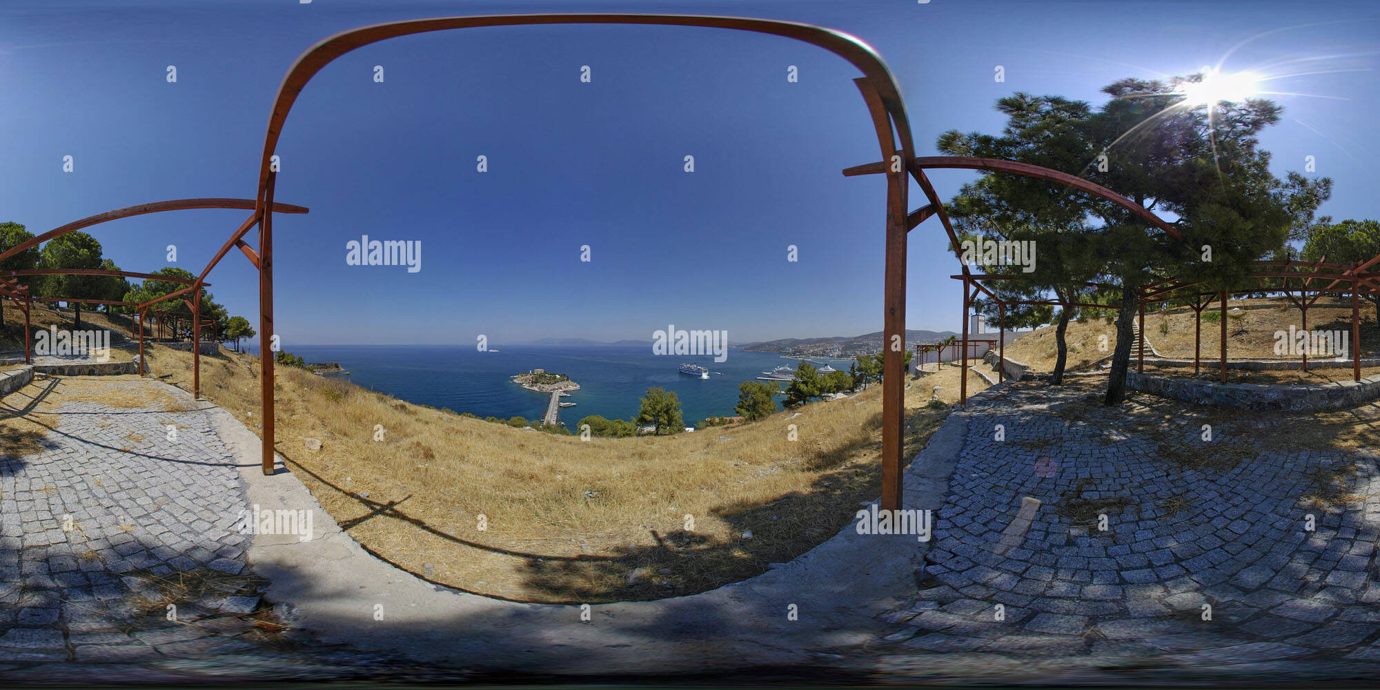 360 degree panoramic view of The Atatuerk Monument