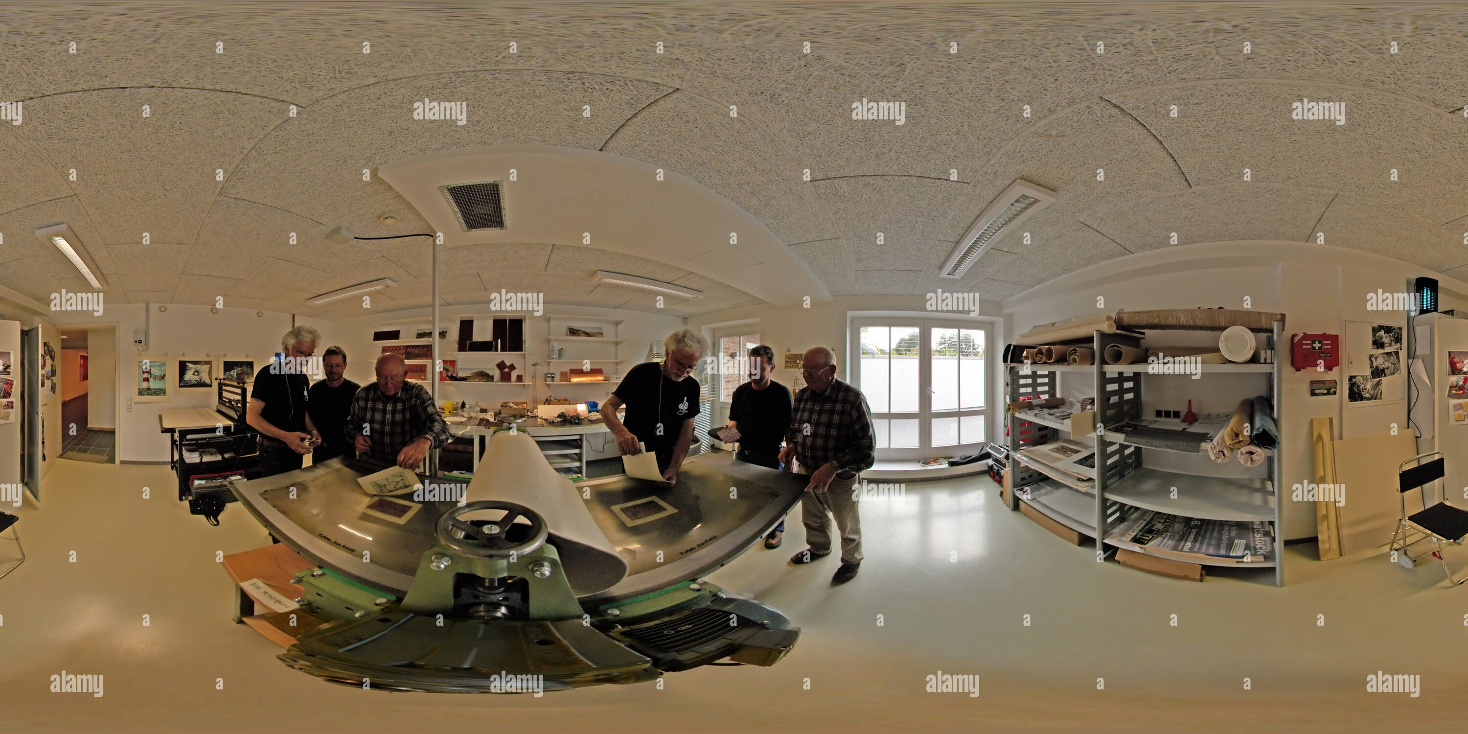 360 degree panoramic view of Ateliers im Künstlerhaus