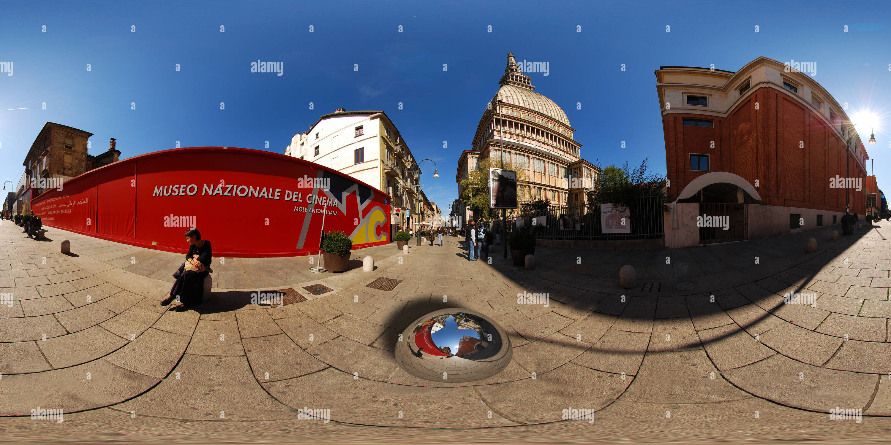360° view of The Mole and the National Cinema Museum - Alamy