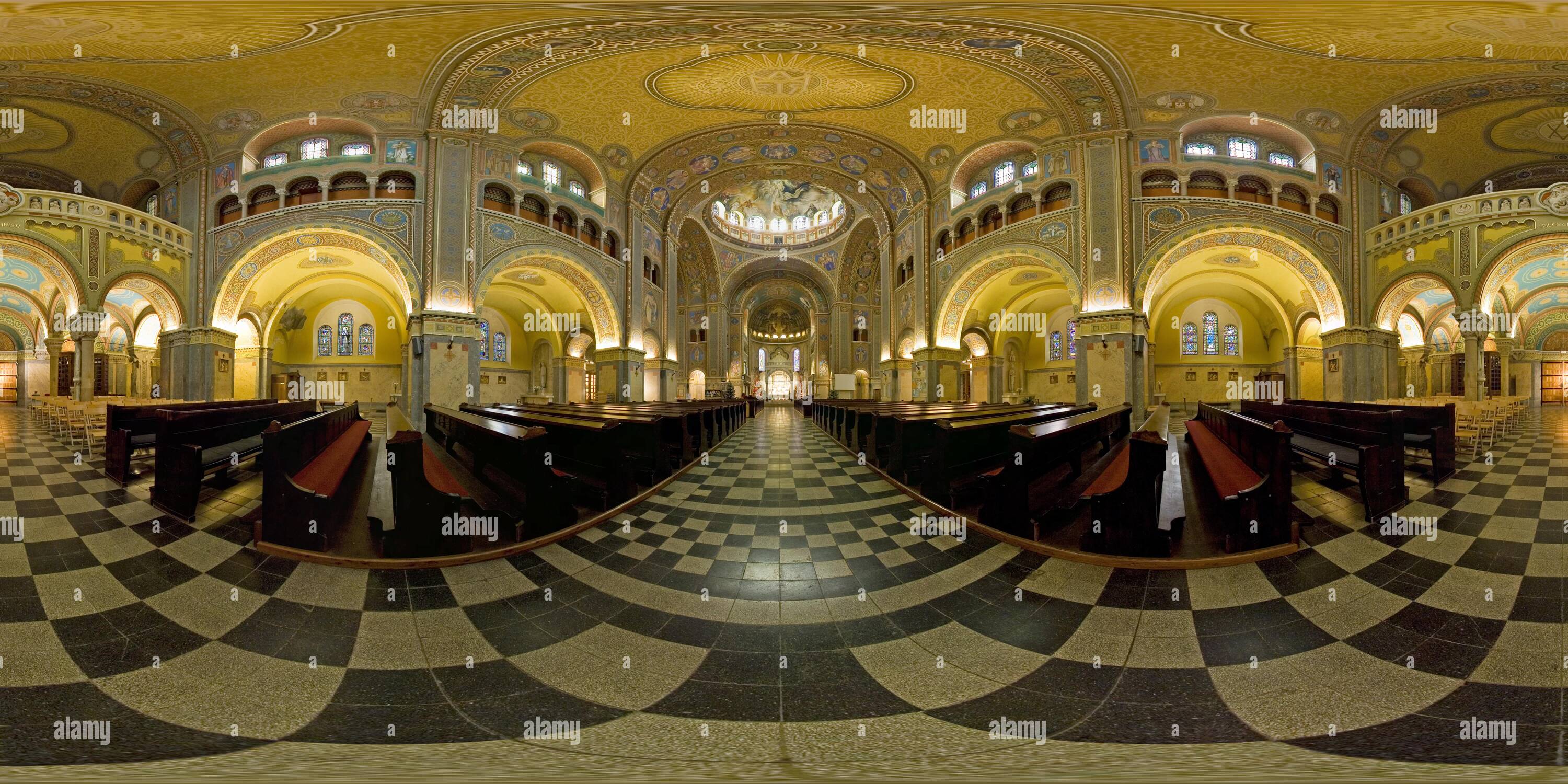 360° view of Votive Church Cathedral Alamy