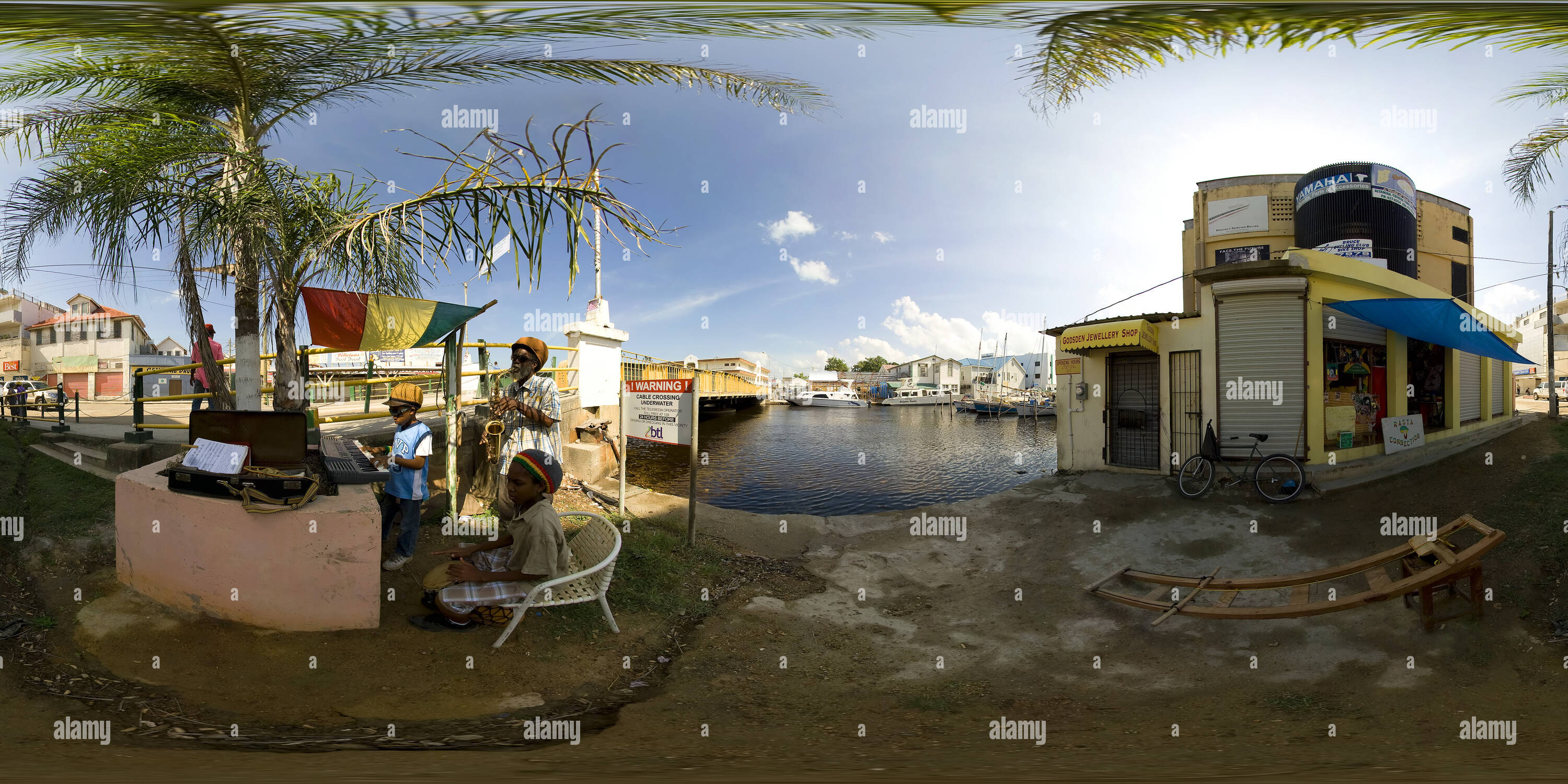 360 degree panoramic view of A Rasta Family Band