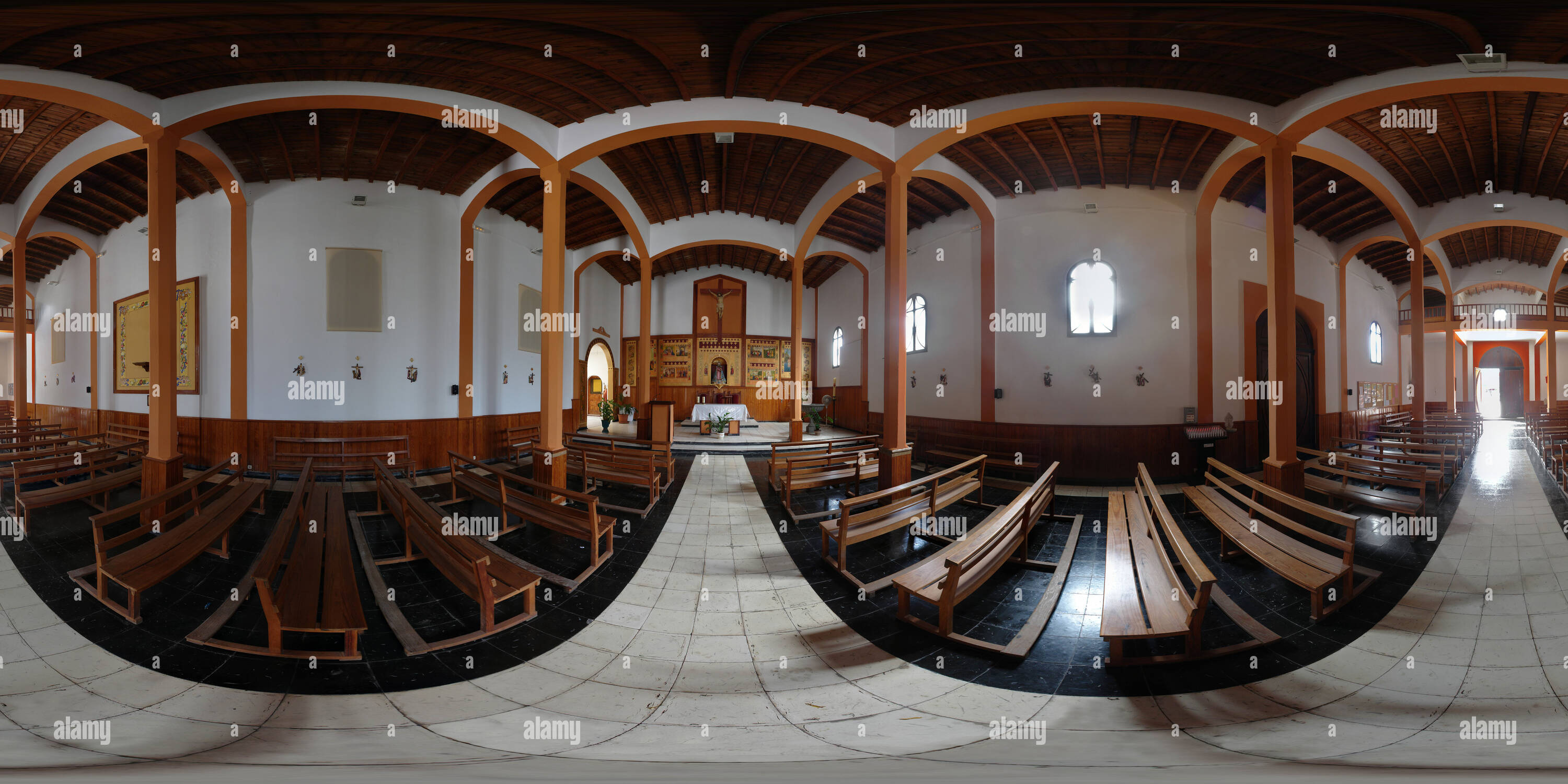 360 degree panoramic view of Kirche Gran Tarajal