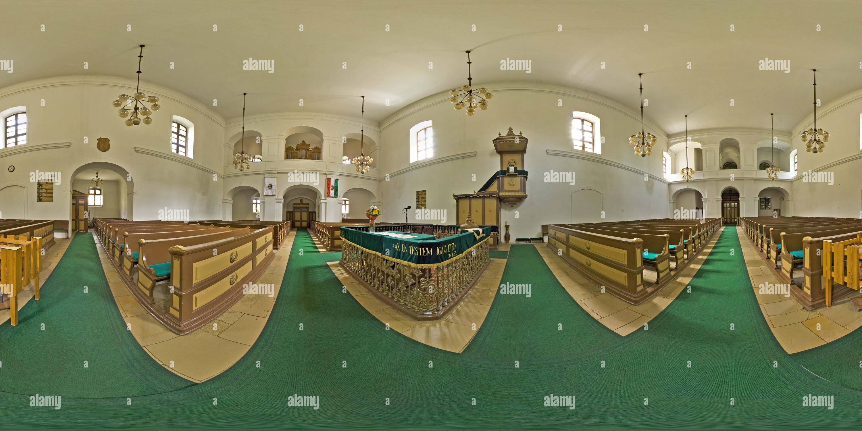 360 degree panoramic view of Reformed church