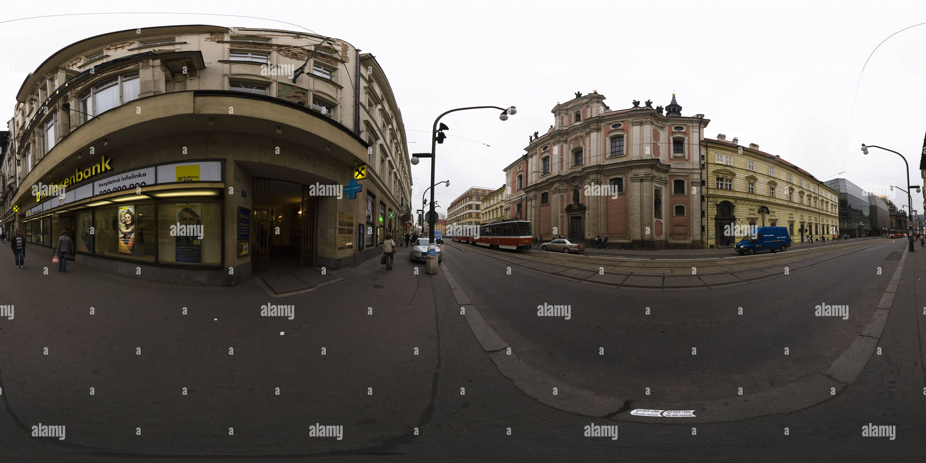 360° view of Narodni Trida - Alamy