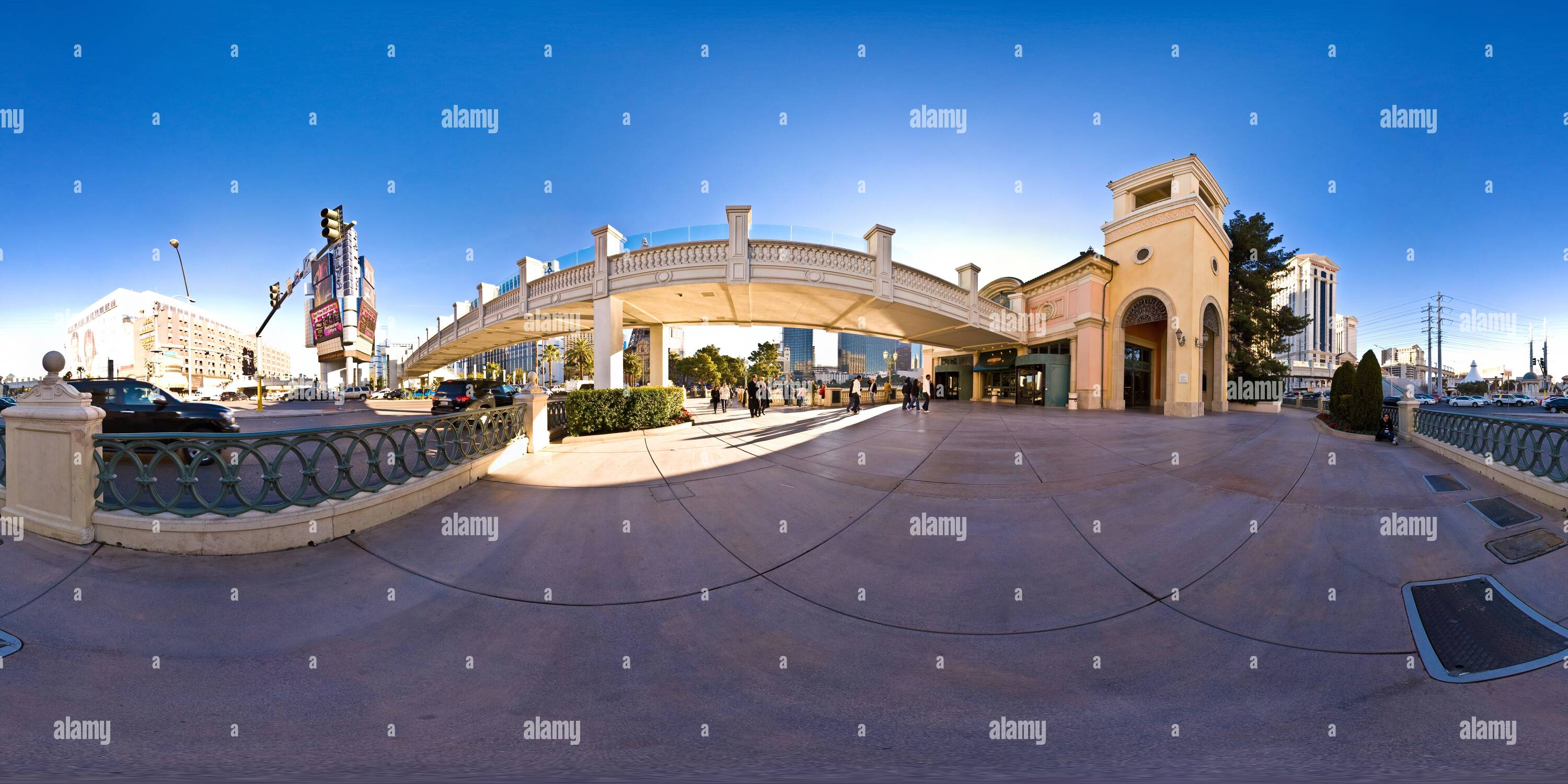 360° view of Las Vegas Corner : Flamingo Road & Las Vegas blvd - Alamy