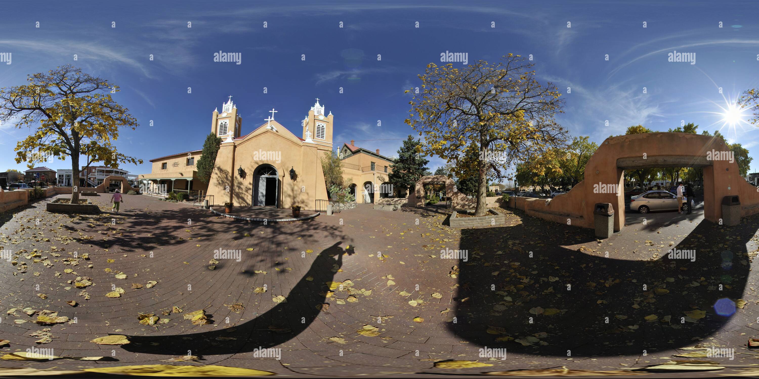 360° view of San Felipe De Neri Parish Alamy