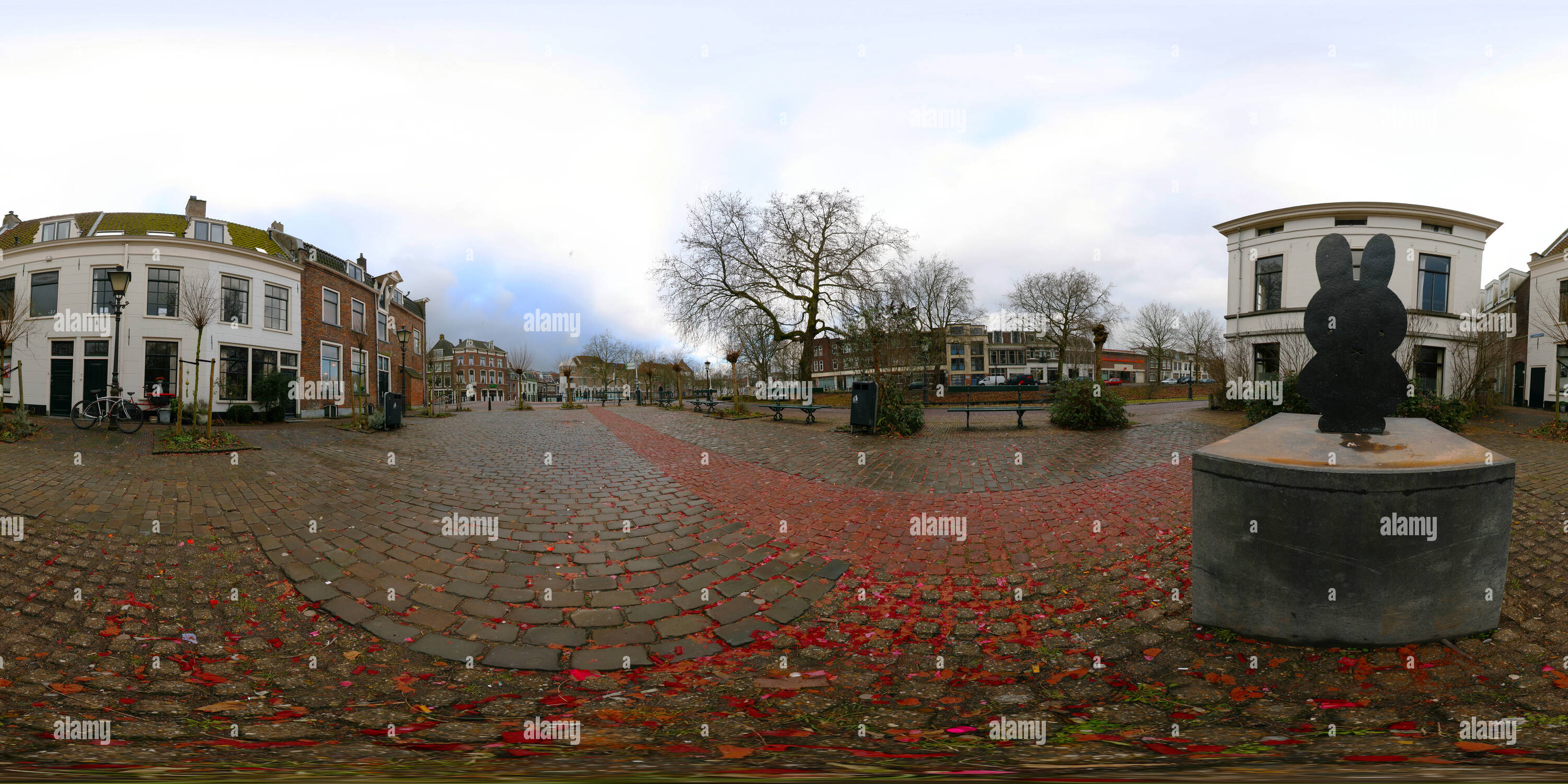 360 degree panoramic view of Miffy square - Nijntje pleintje