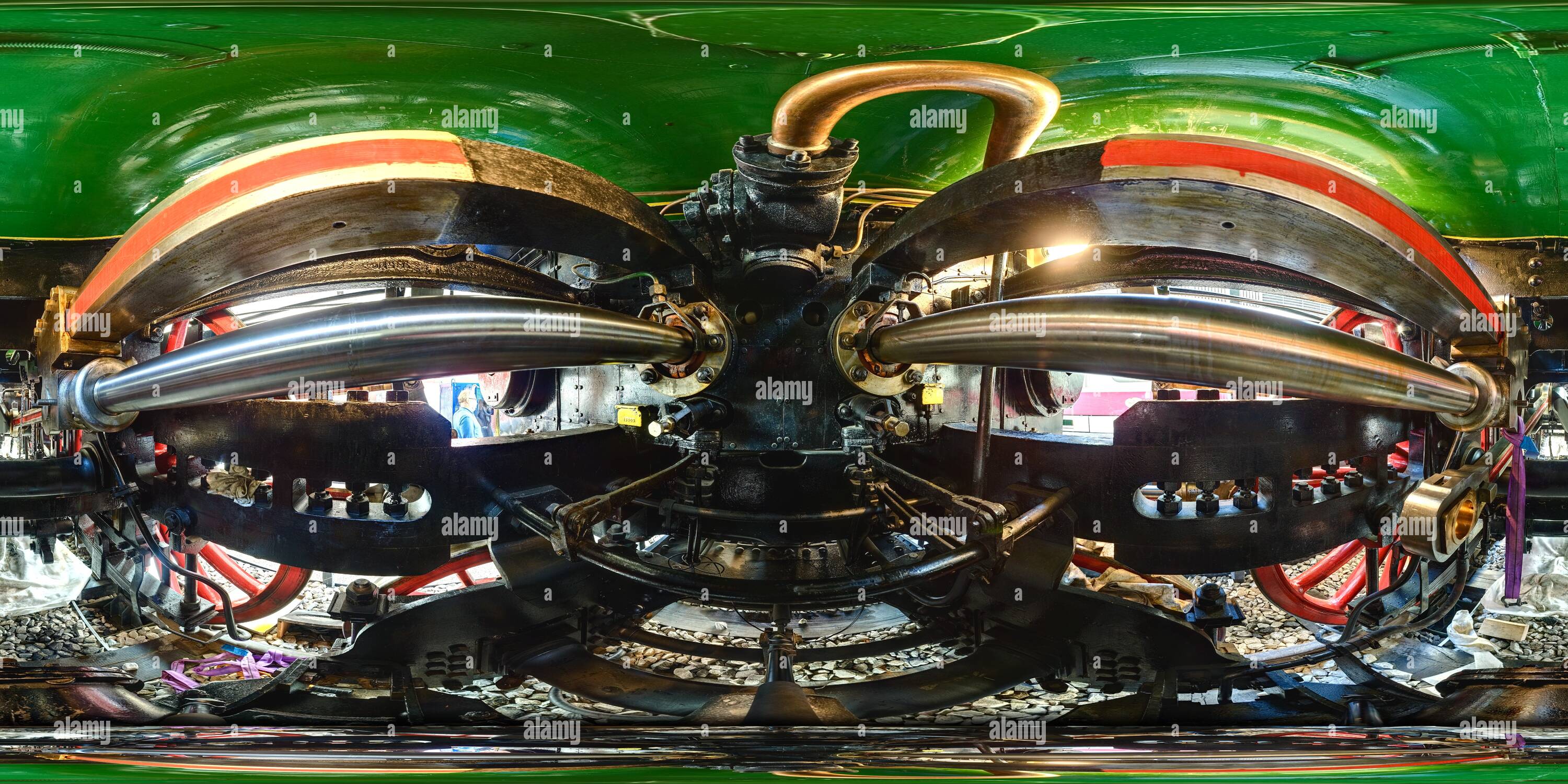 Steam Machine Rear View Steam_engine hi-res stock photography and images - Alamy