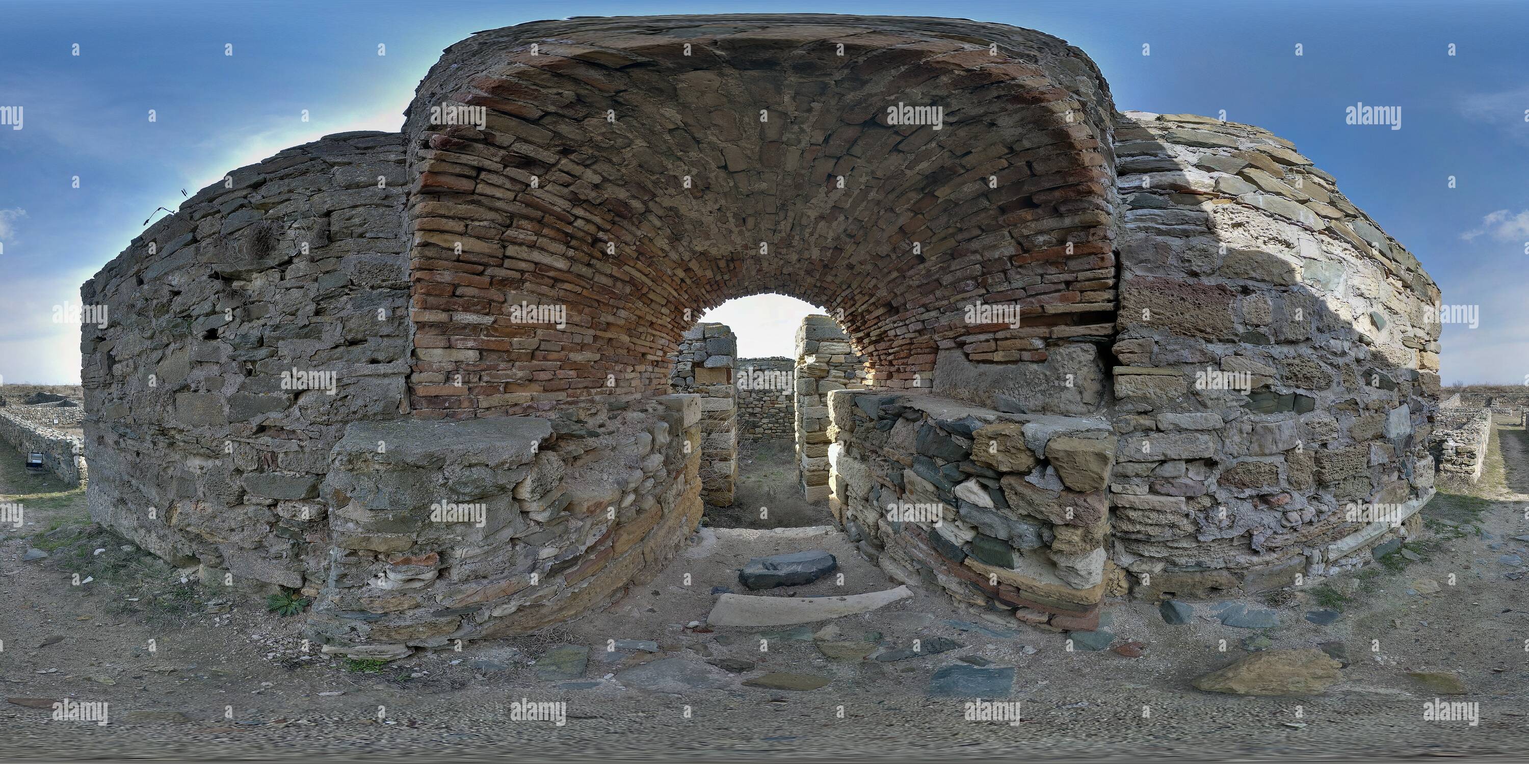 360° view of The archaeological site of Histria 3 Alamy