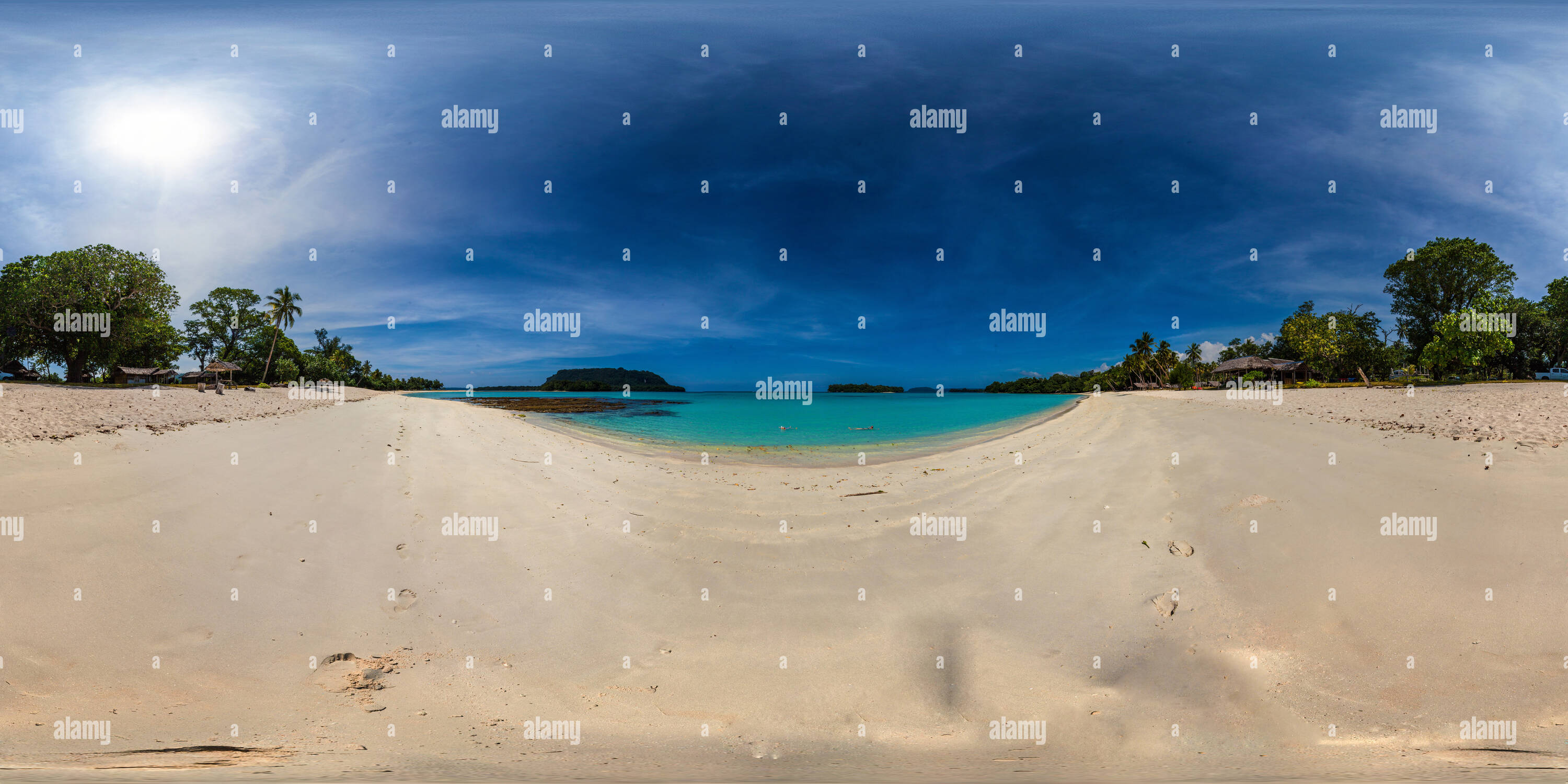 360° view of Espiritu Santo : Port Olry Beach - Alamy