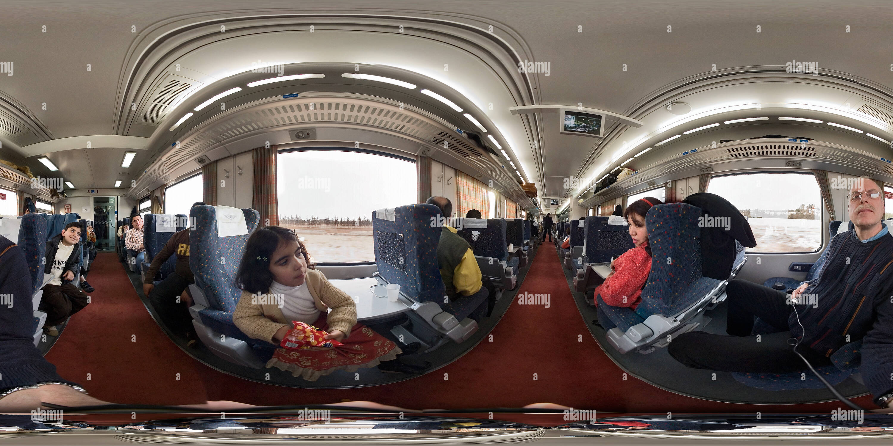 360 degree panoramic view of CFS New Train Set