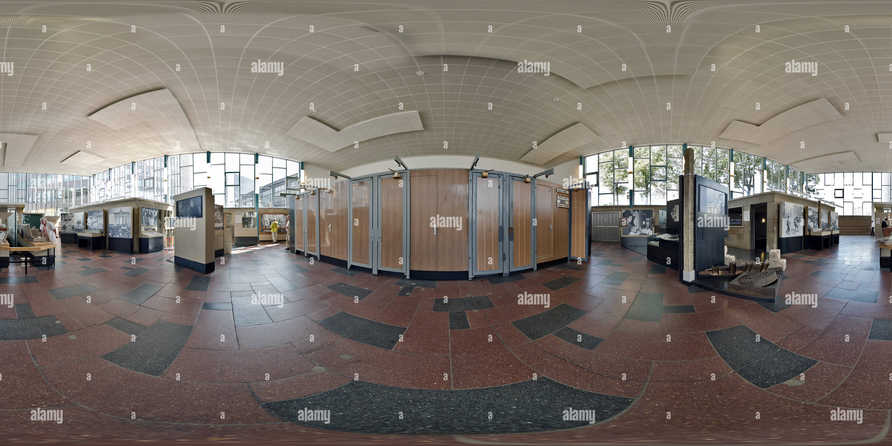 360 degree panoramic view of Former border crossing station - Friedrichstrasse