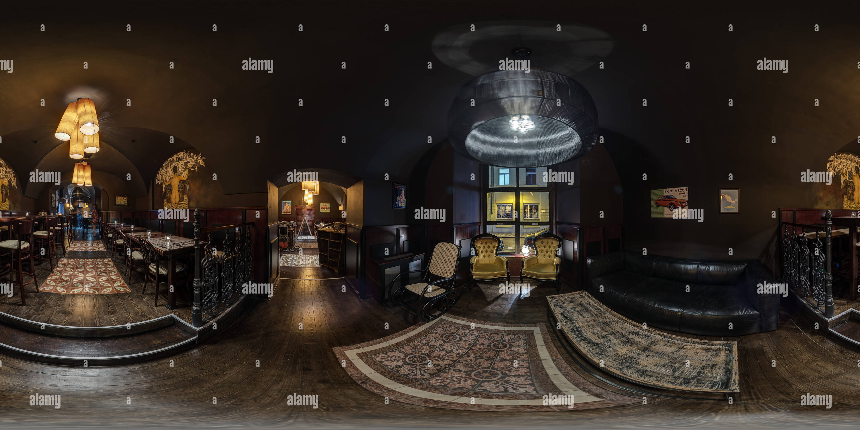 360° view of AGAVE Mexican Bar and Restaurant Prague Alamy