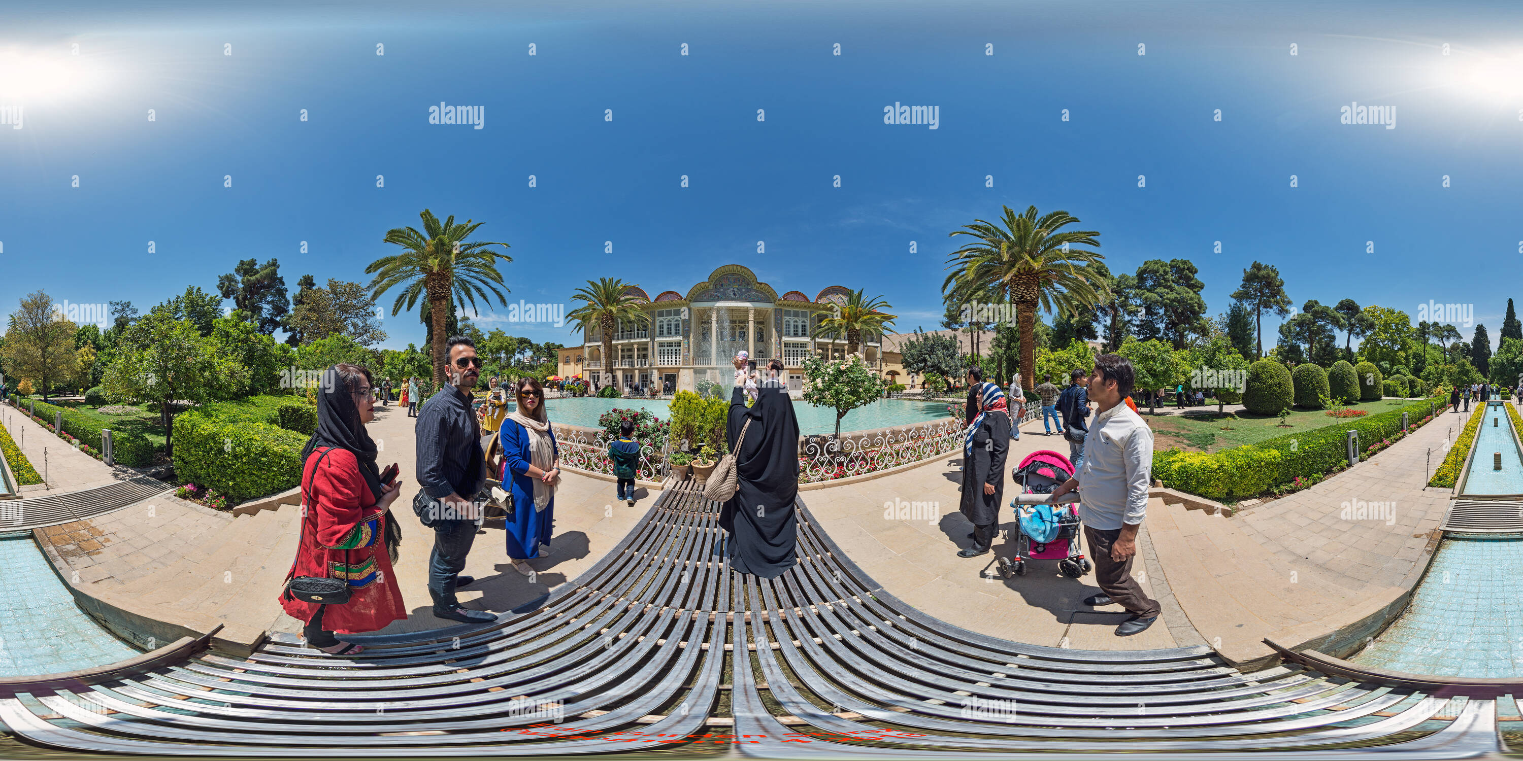 360° view of Eram Garden Fars Province, Shiraz Iran Alamy
