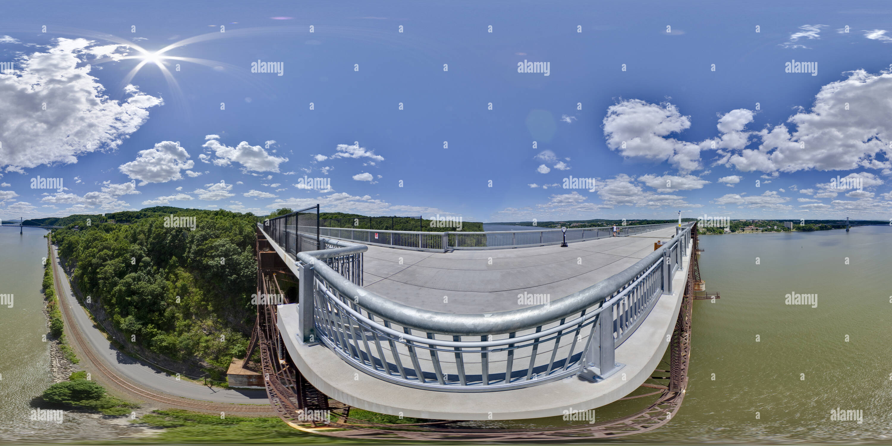 360° View Of Walkway Over The Hudson 1 - Alamy