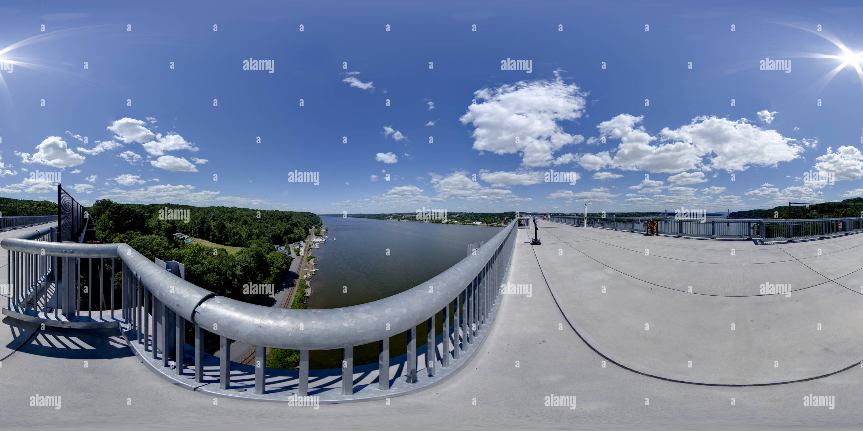 360° View Of Walkway Over The Hudson 2 - Alamy