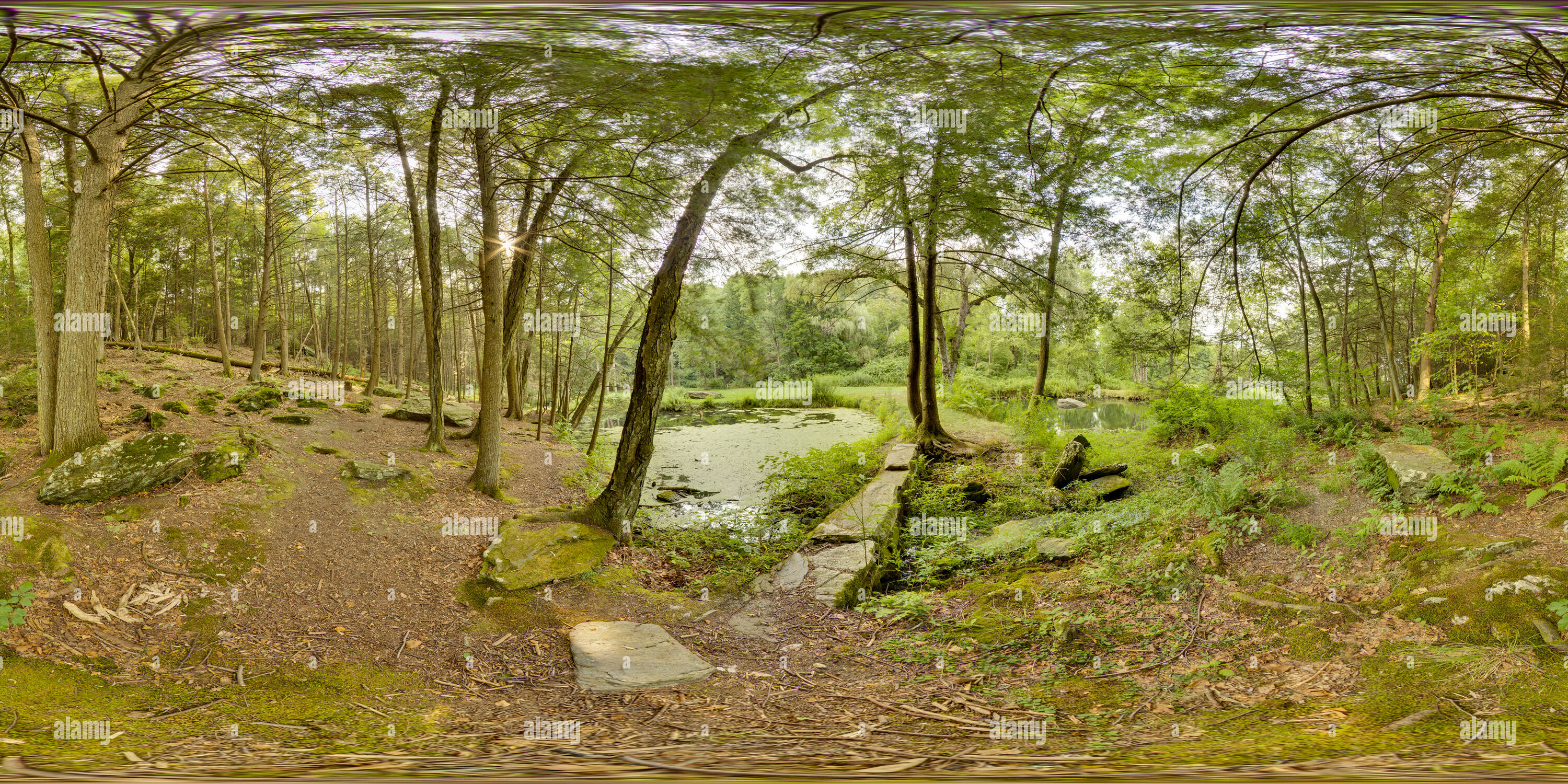360° view of Dover Stone Church Meadow Dover Plains NY Alamy