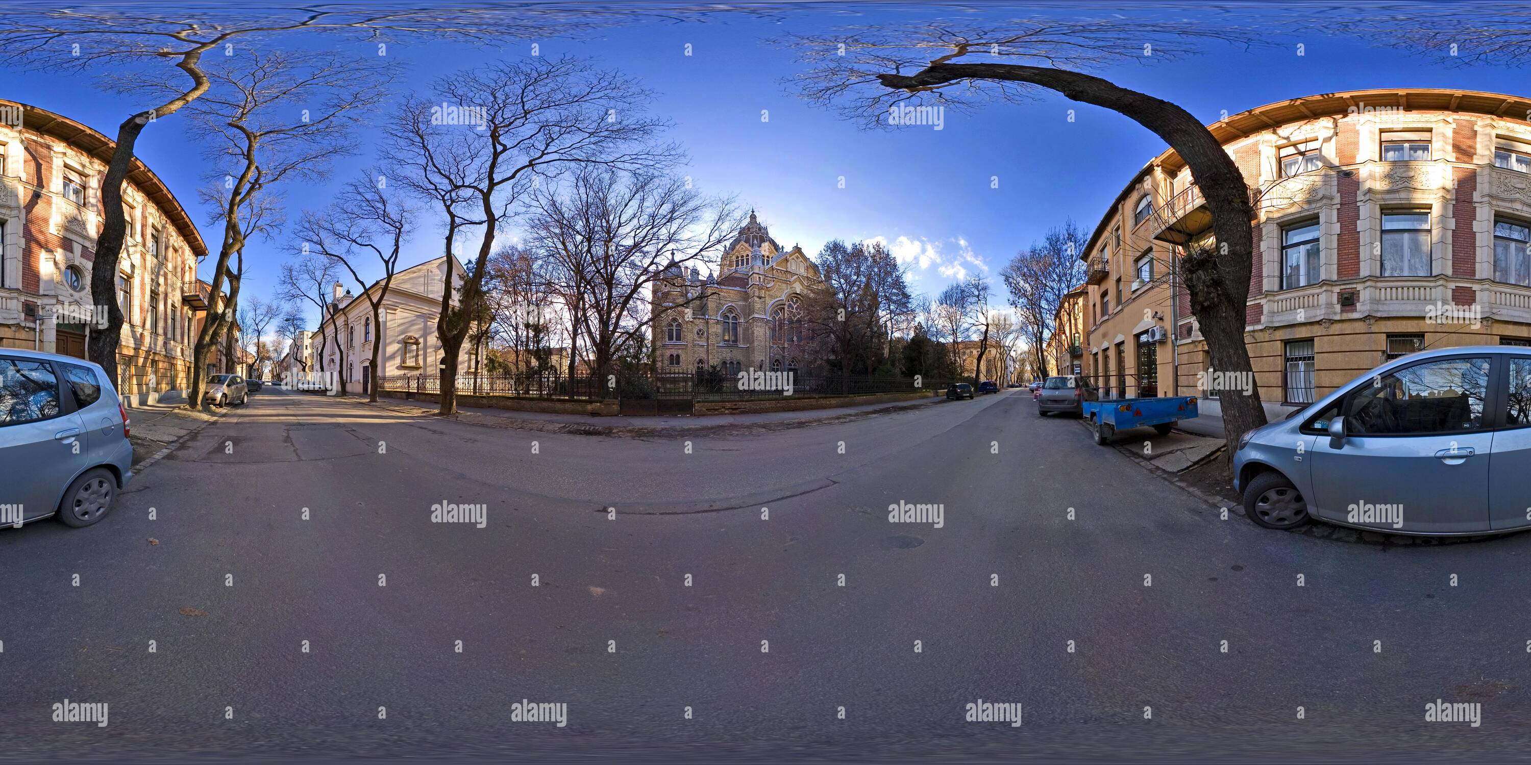 360° View Of Synagogue And The Building Of An Old Synagogue Alamy