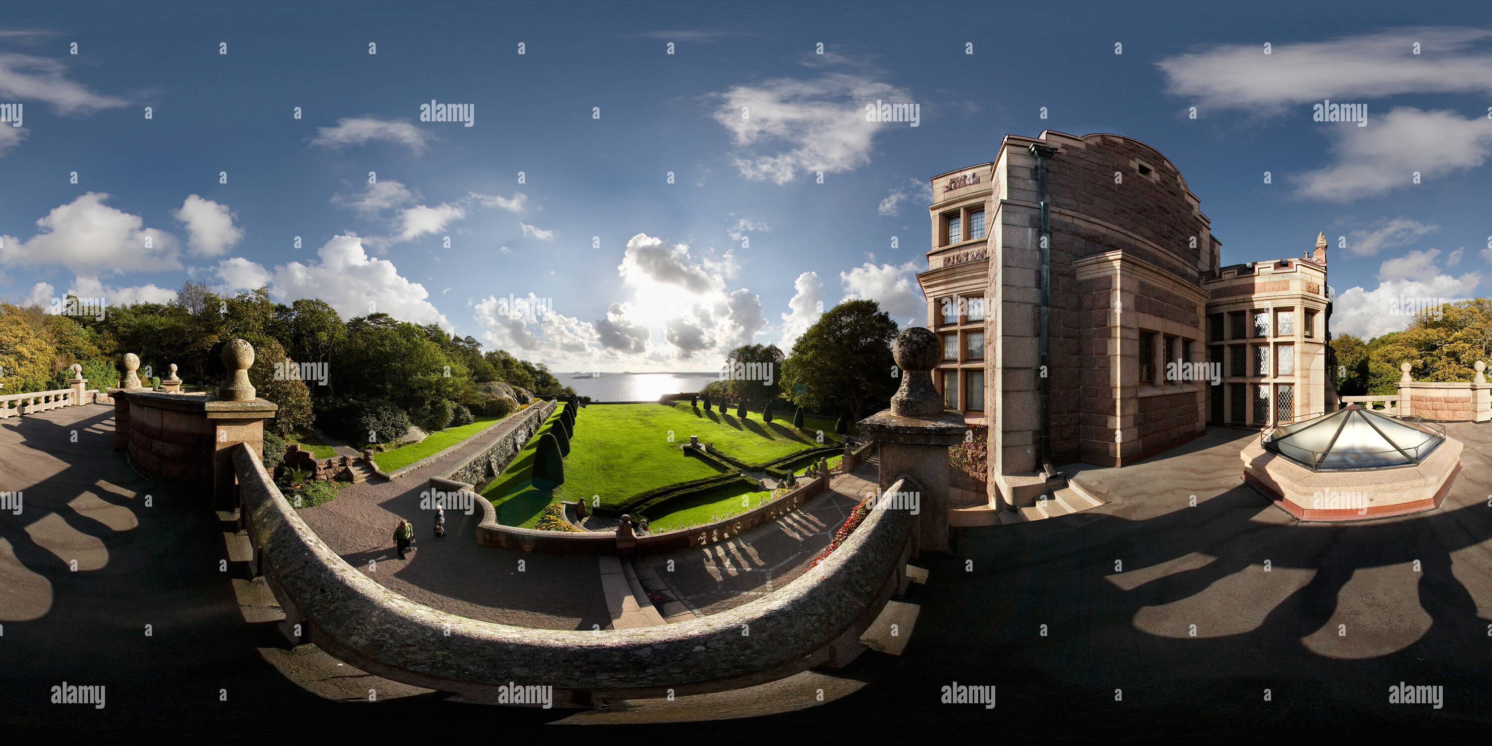 360° view of Tjolöholm Castle - Rooftop - Alamy